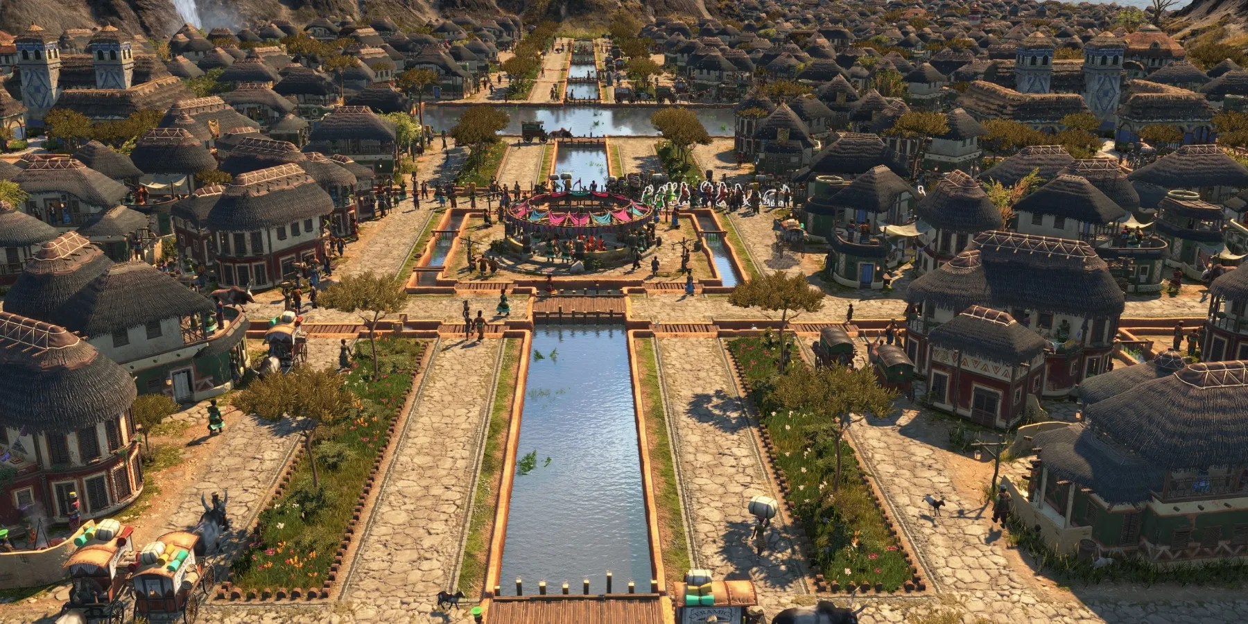 A city in the Enbesa civilization in Anno 1800