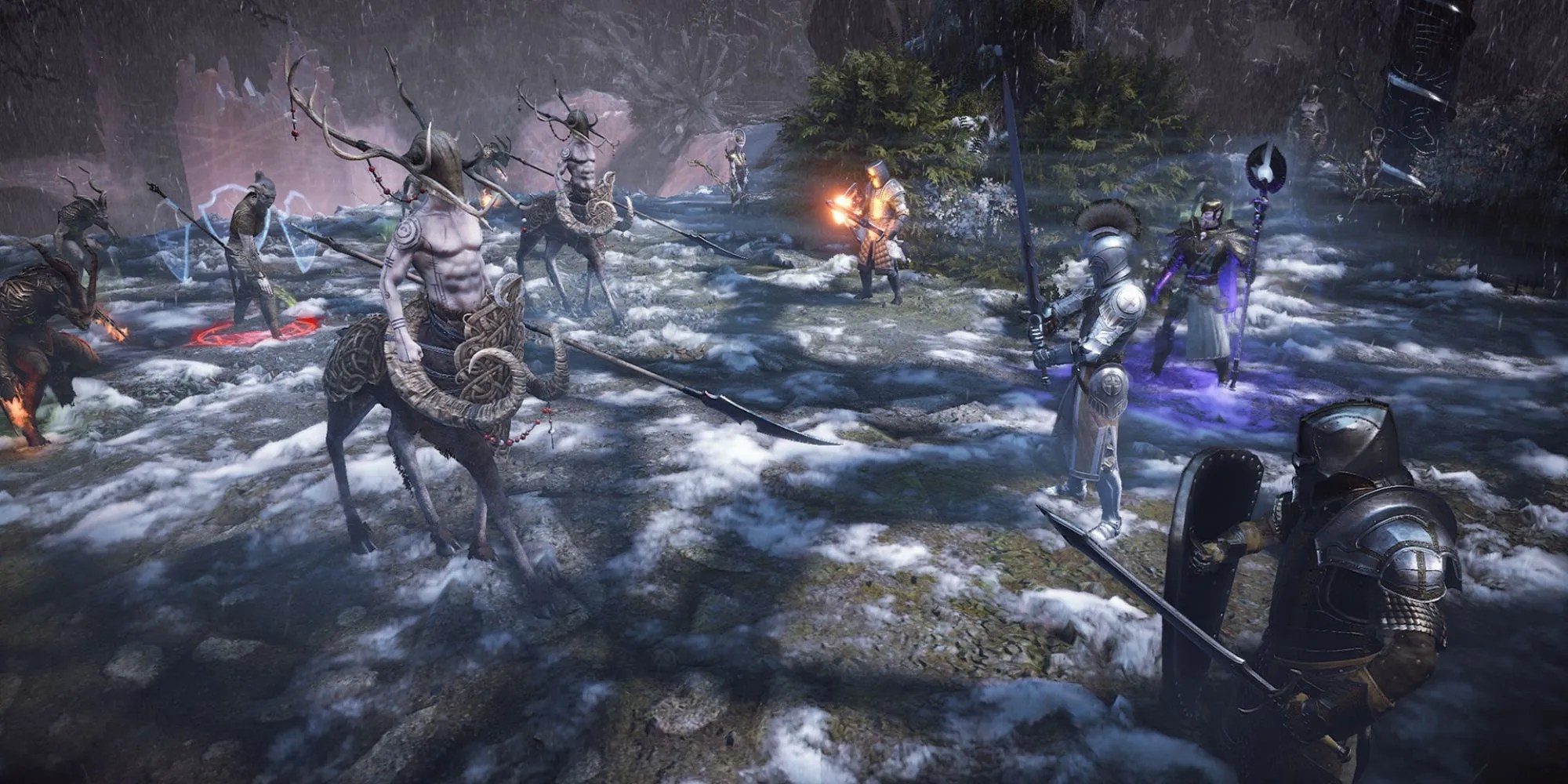A battle in King Arthur: Knight&rsquo;s Tale