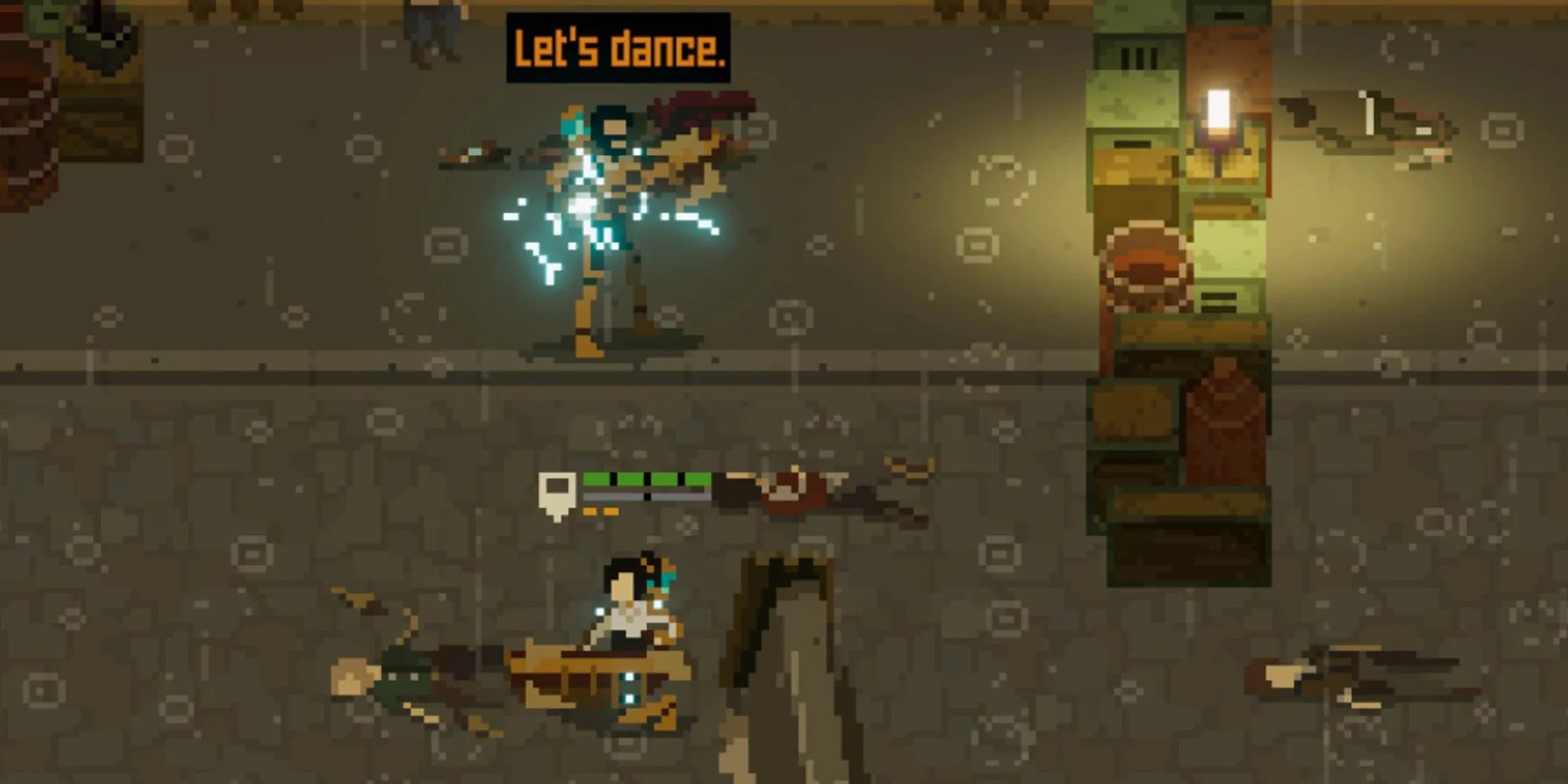 A battle in Shardpunk