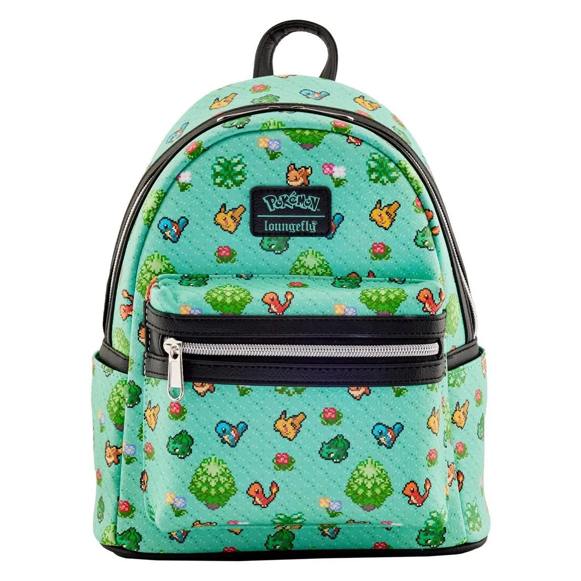 Loungefly Pokemon Starter Pixel 8-Bit Mini Backpack