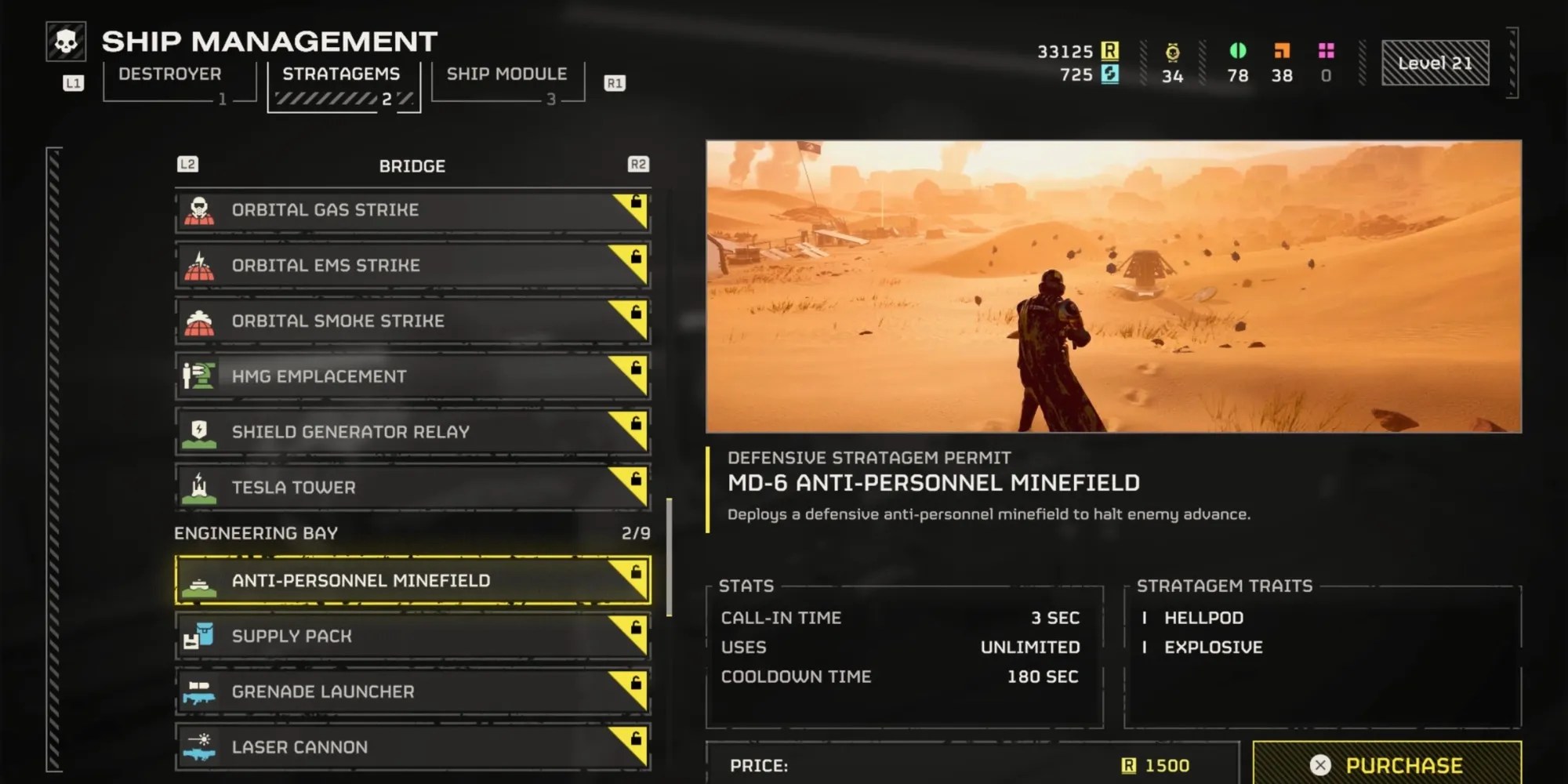 MD-6 Anti-Personnel Minefield In Helldivers 2