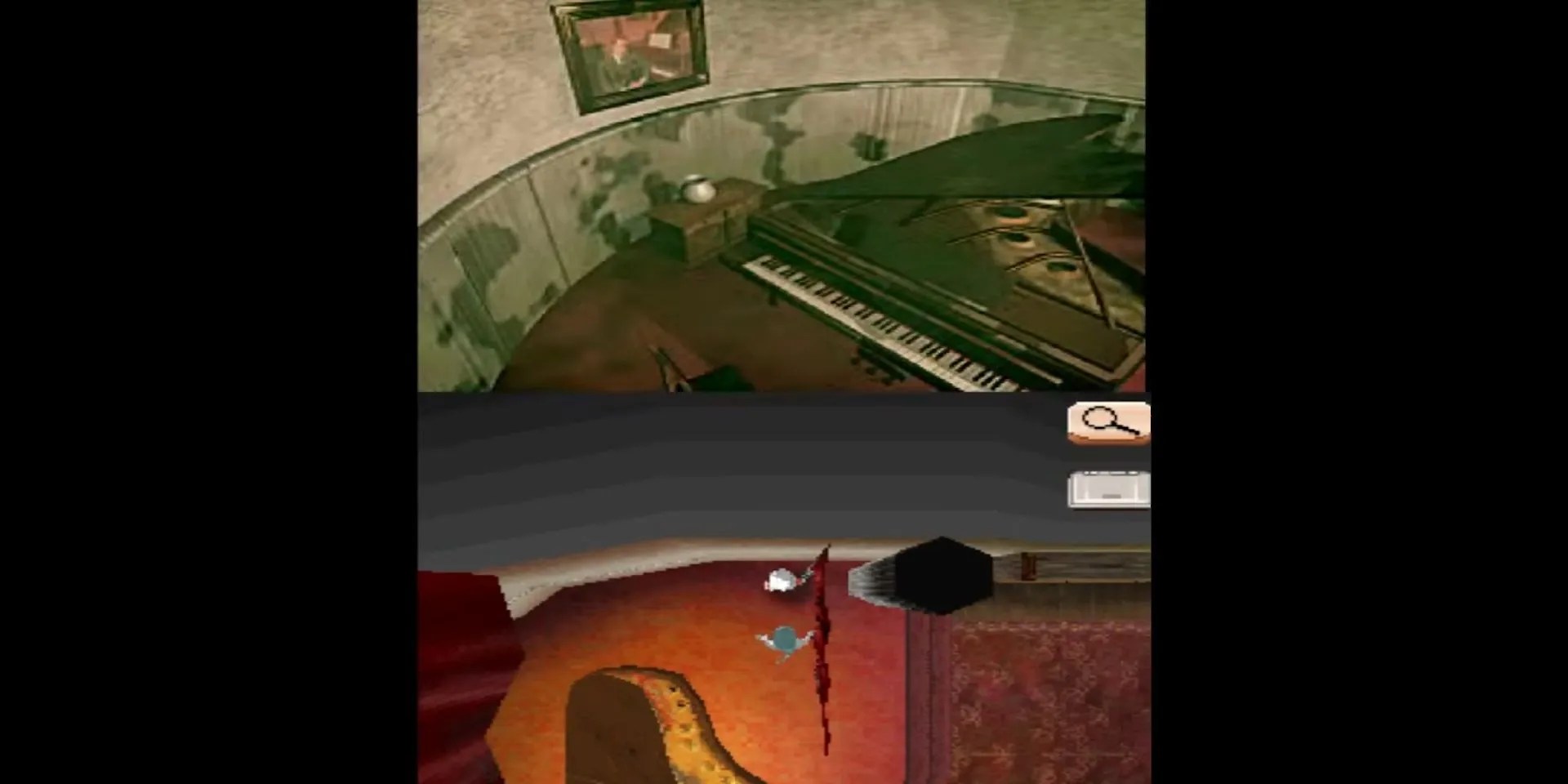 Investigating a room in Another Code two memories