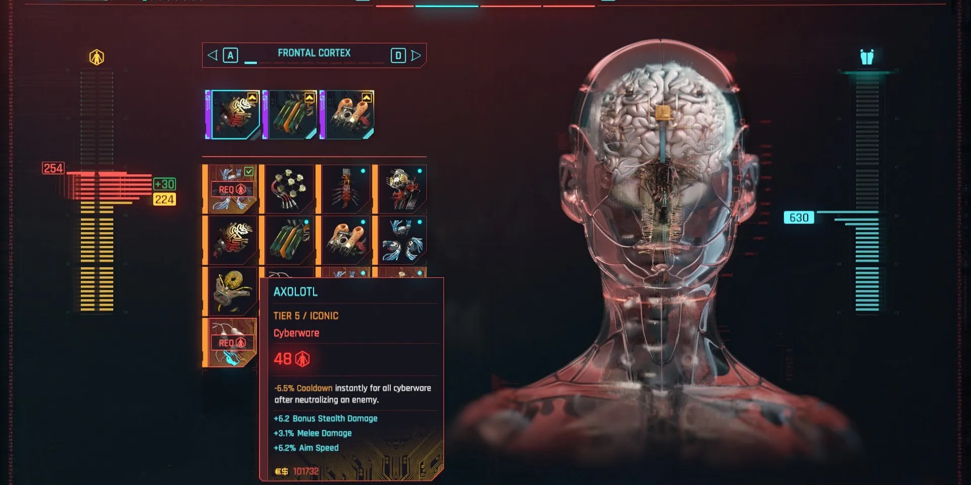 Axolotl in Cyberpunk 2077