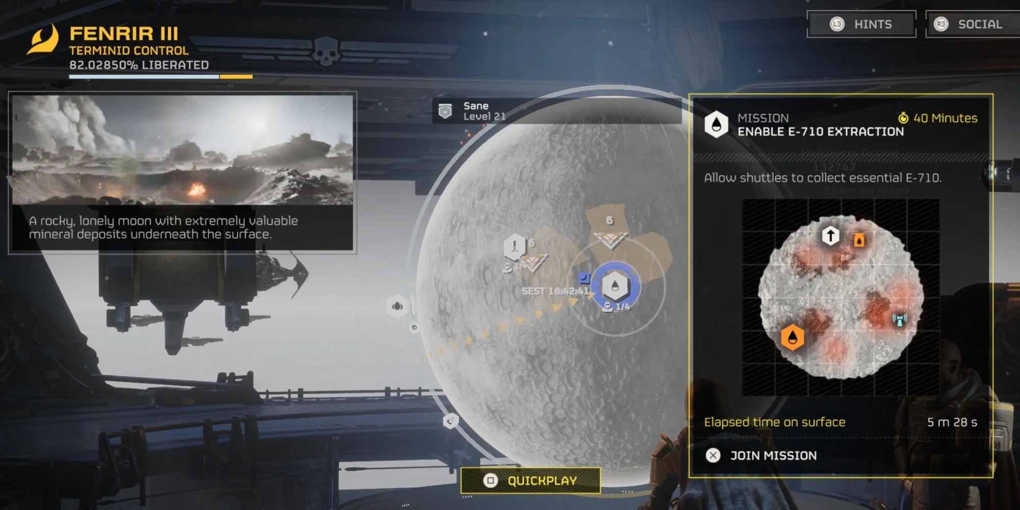 Enable E-710 Extraction in Helldivers 2