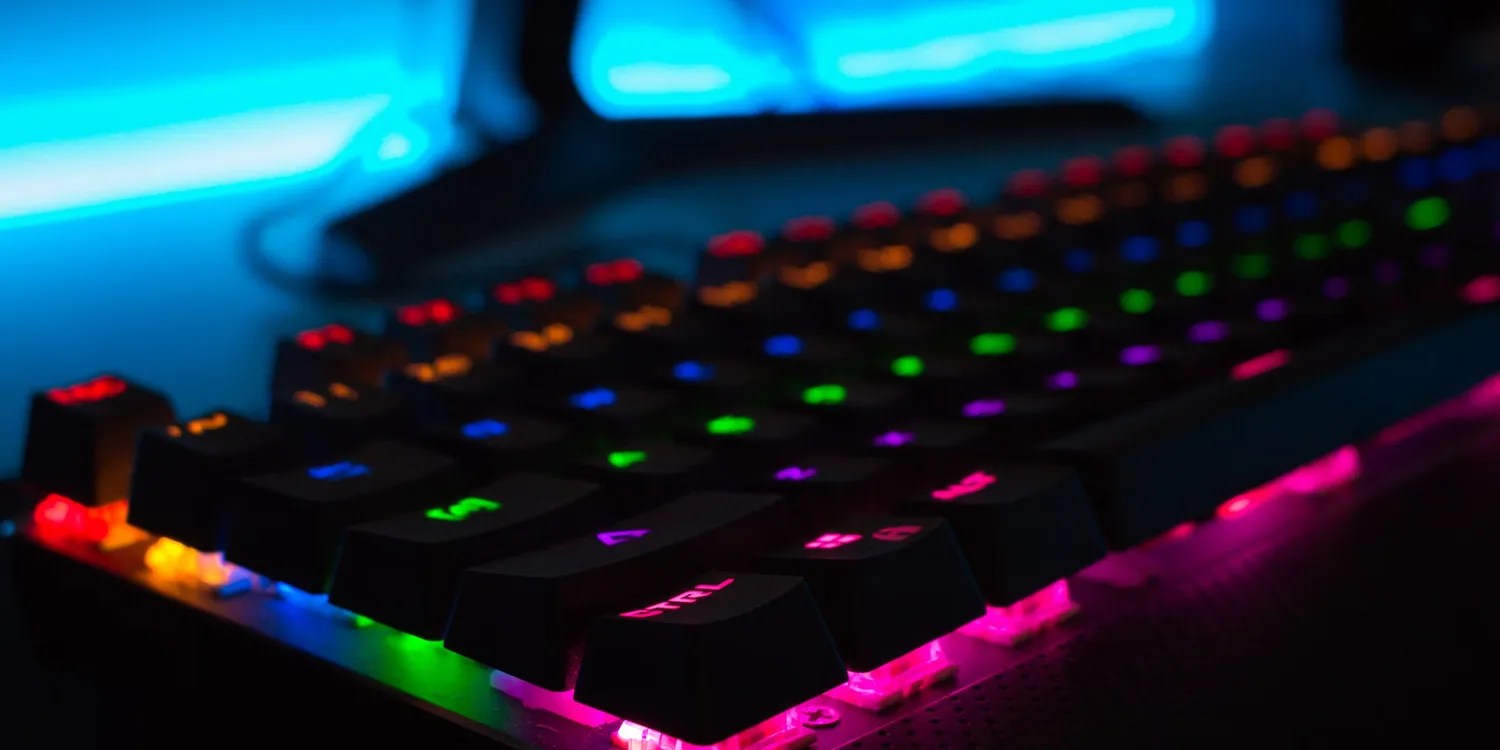 RGB Keyboard - Upsplash