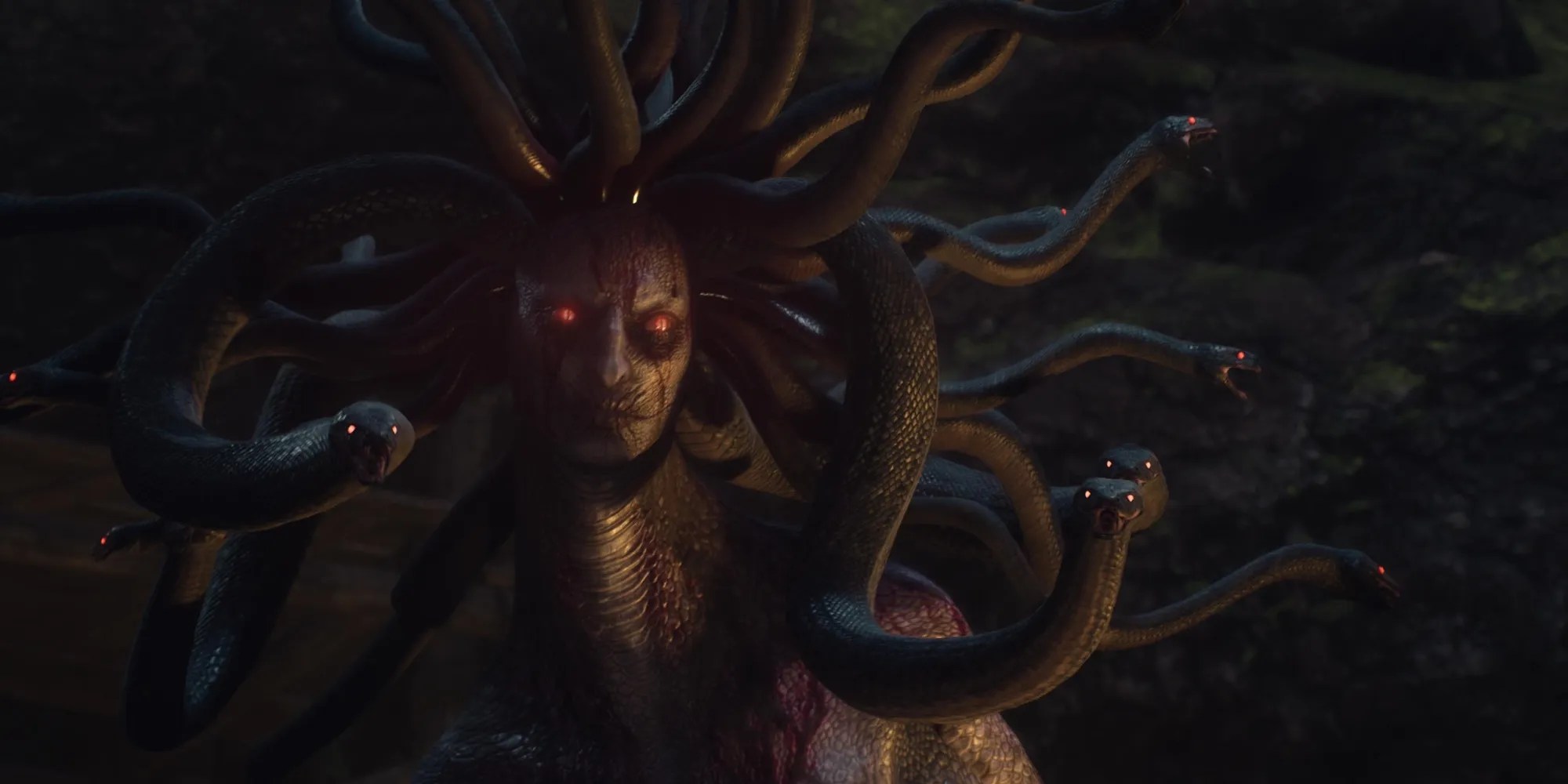 A close-up of Medusa in Dragon’s Dogma 2