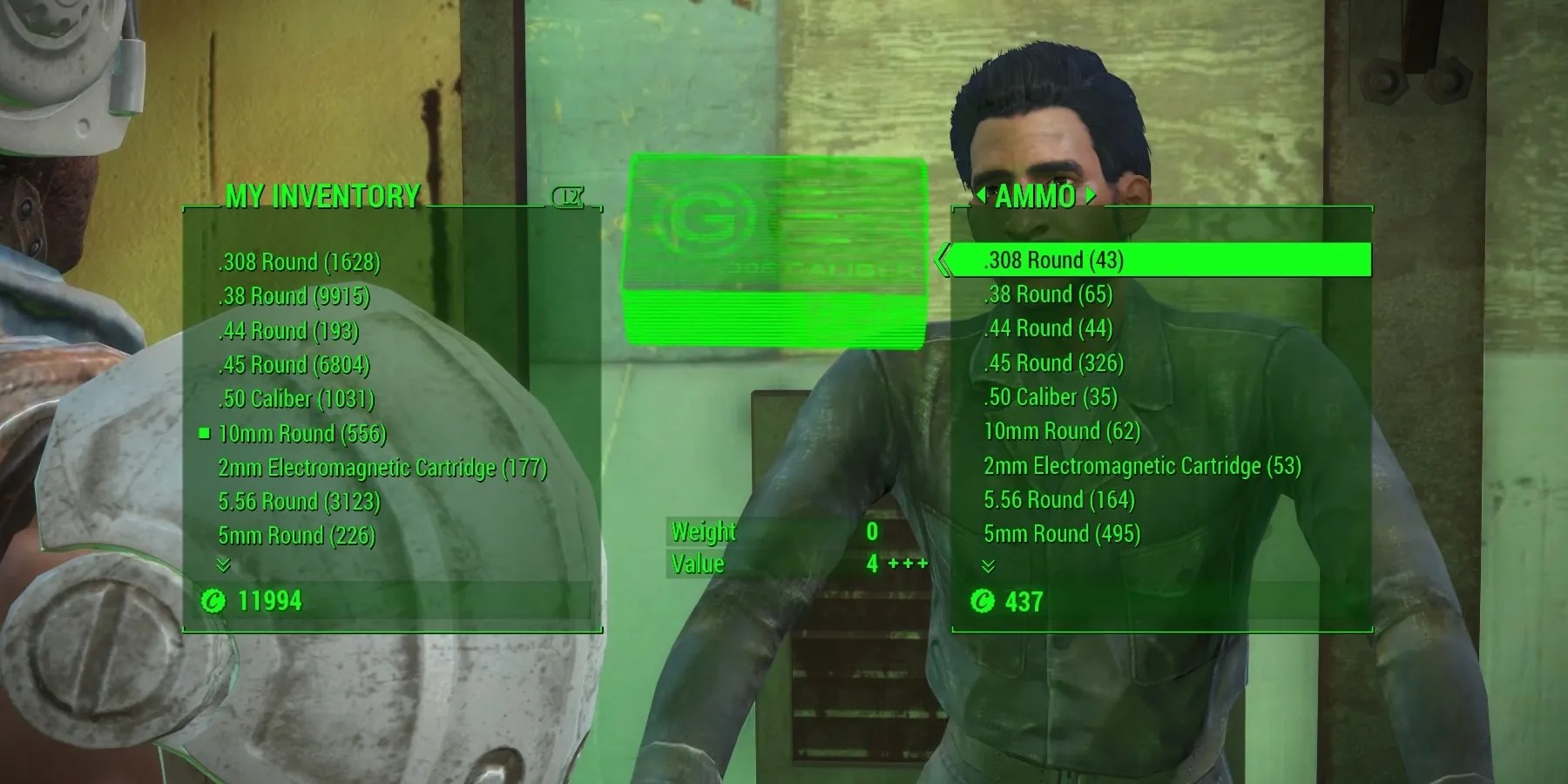 Ammo Purchase in Fallout 4