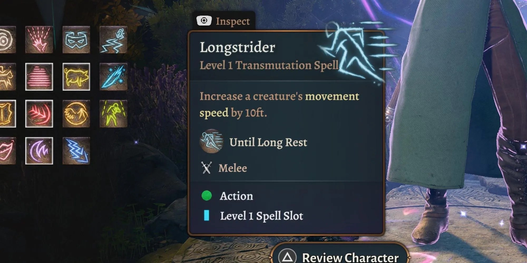 The Longstrider spell in Baldur’s Gate 3