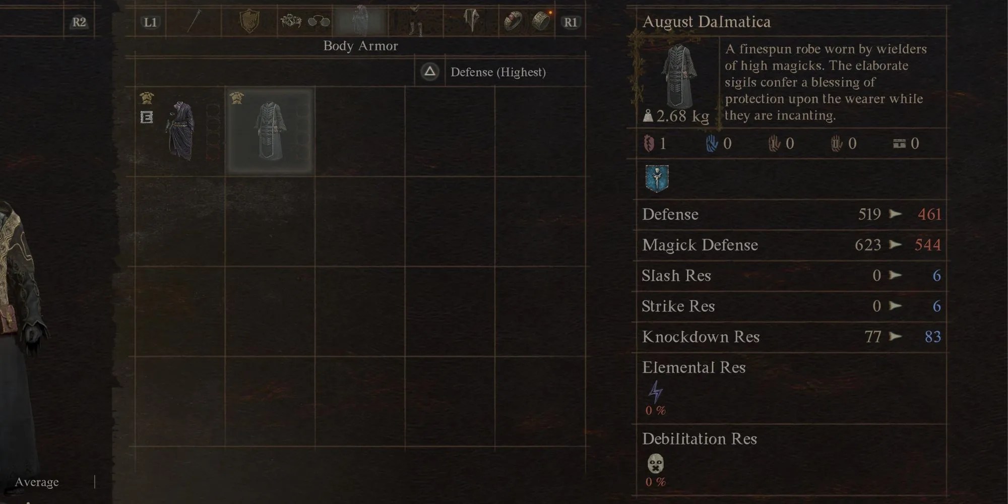 August Dalmatica armor in Dragon’s Dogma 2
