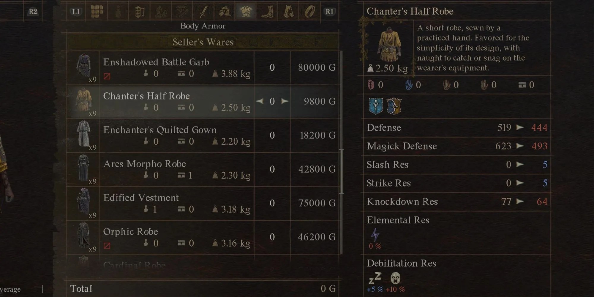 Chanter’s Half-Robe in Dragon’s Dogma 2