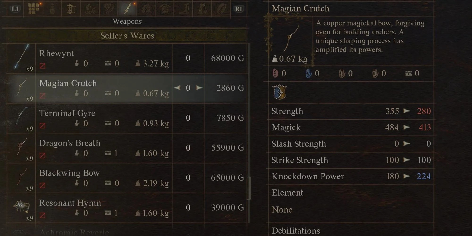 The Magian Crutch bow in Dragon’s Dogma 2