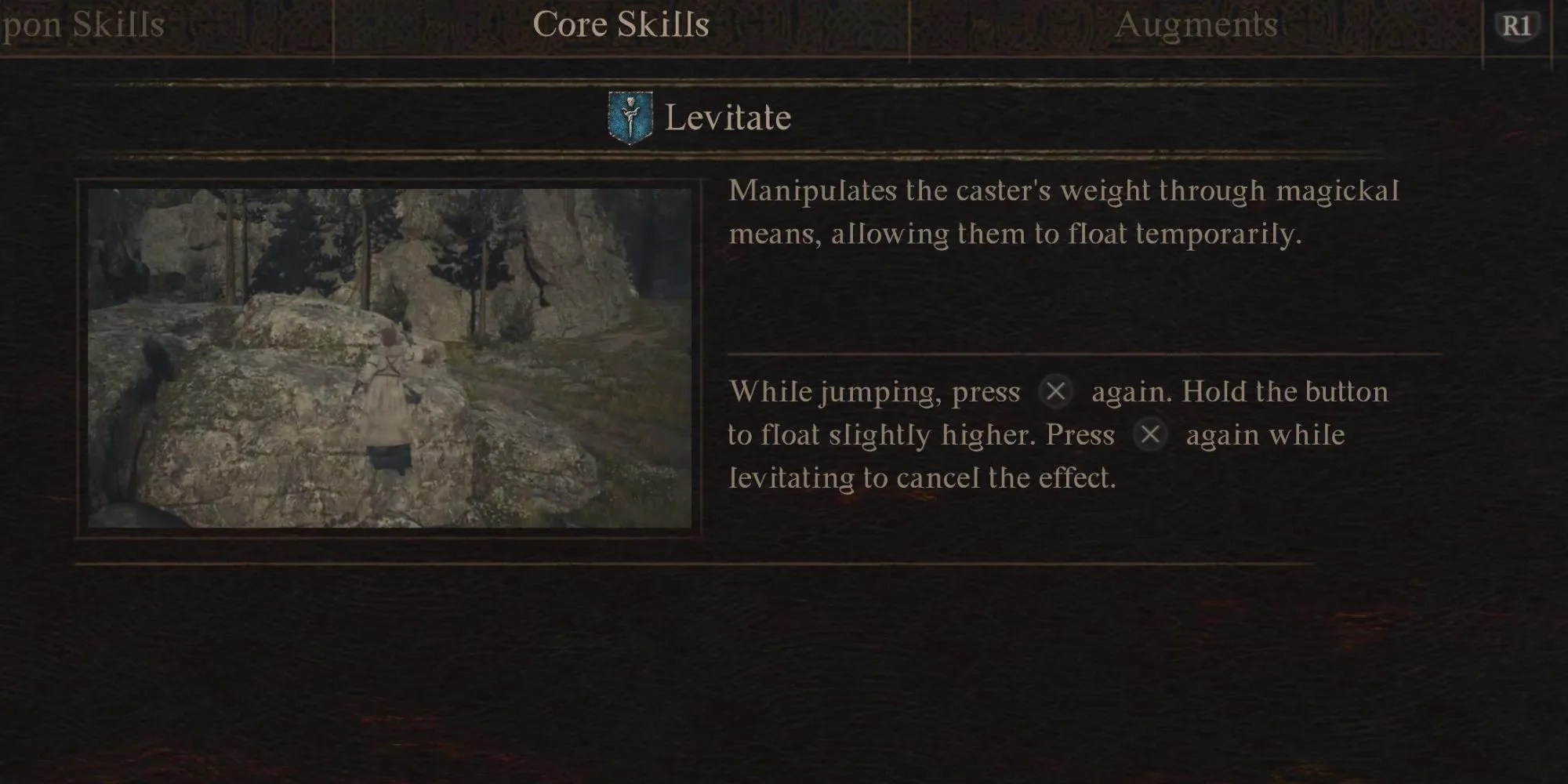 The Levitate core skill in Dragon’s Dogma 2