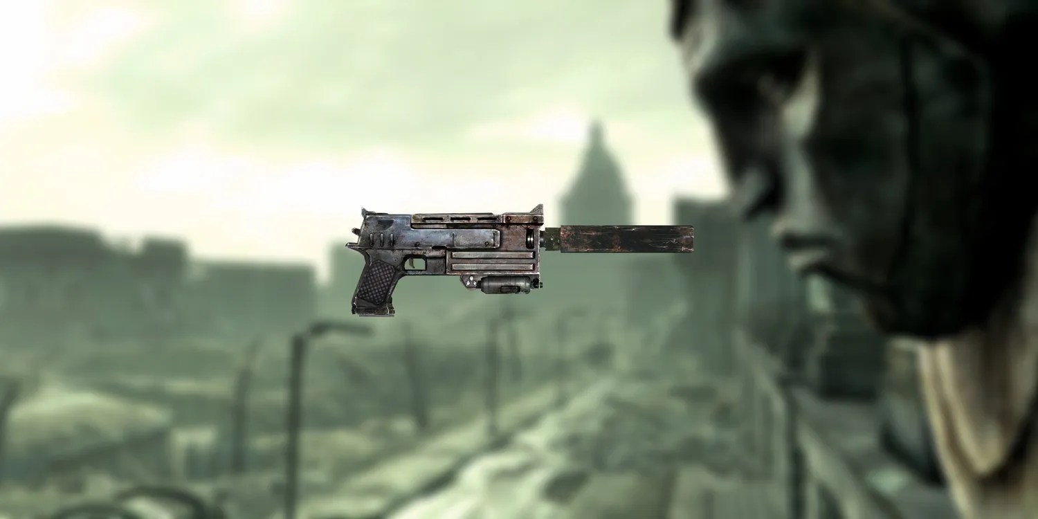 Silenced 10 mm pistol in Fallout 3