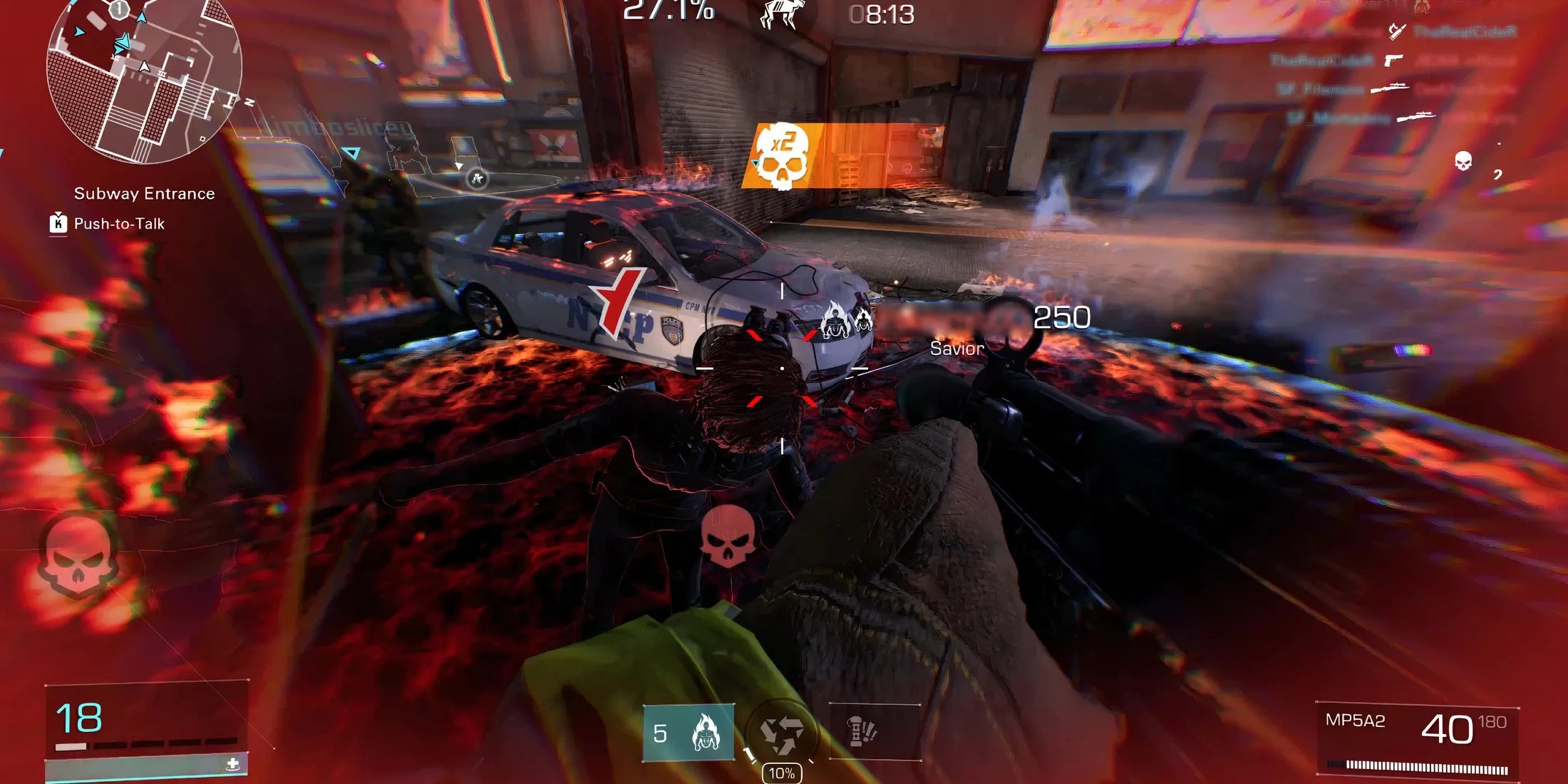 using the firebomb active ability on with the Cleaners in XDefiant