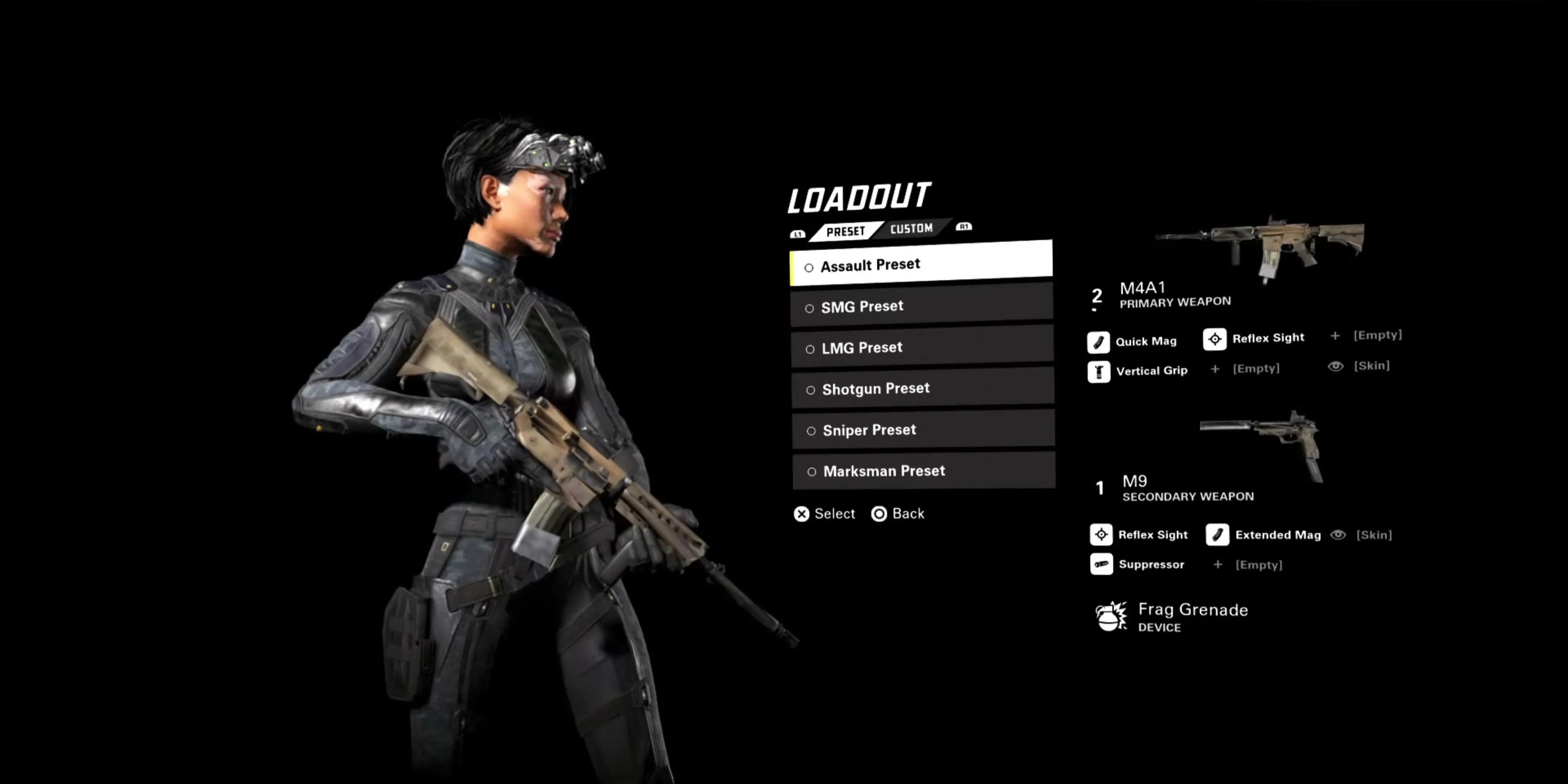 Assault Preset Loadout in XDefiant