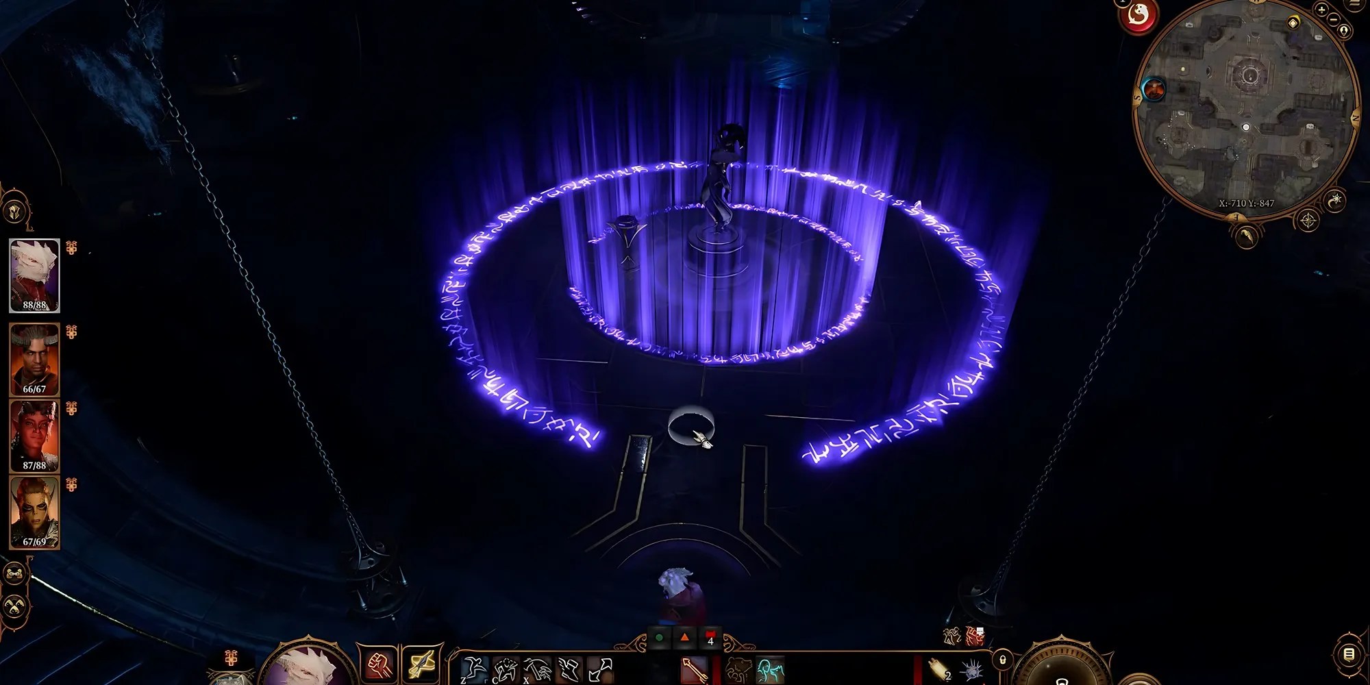 Players finding Shar’s statue in Baldur’s Gate 3