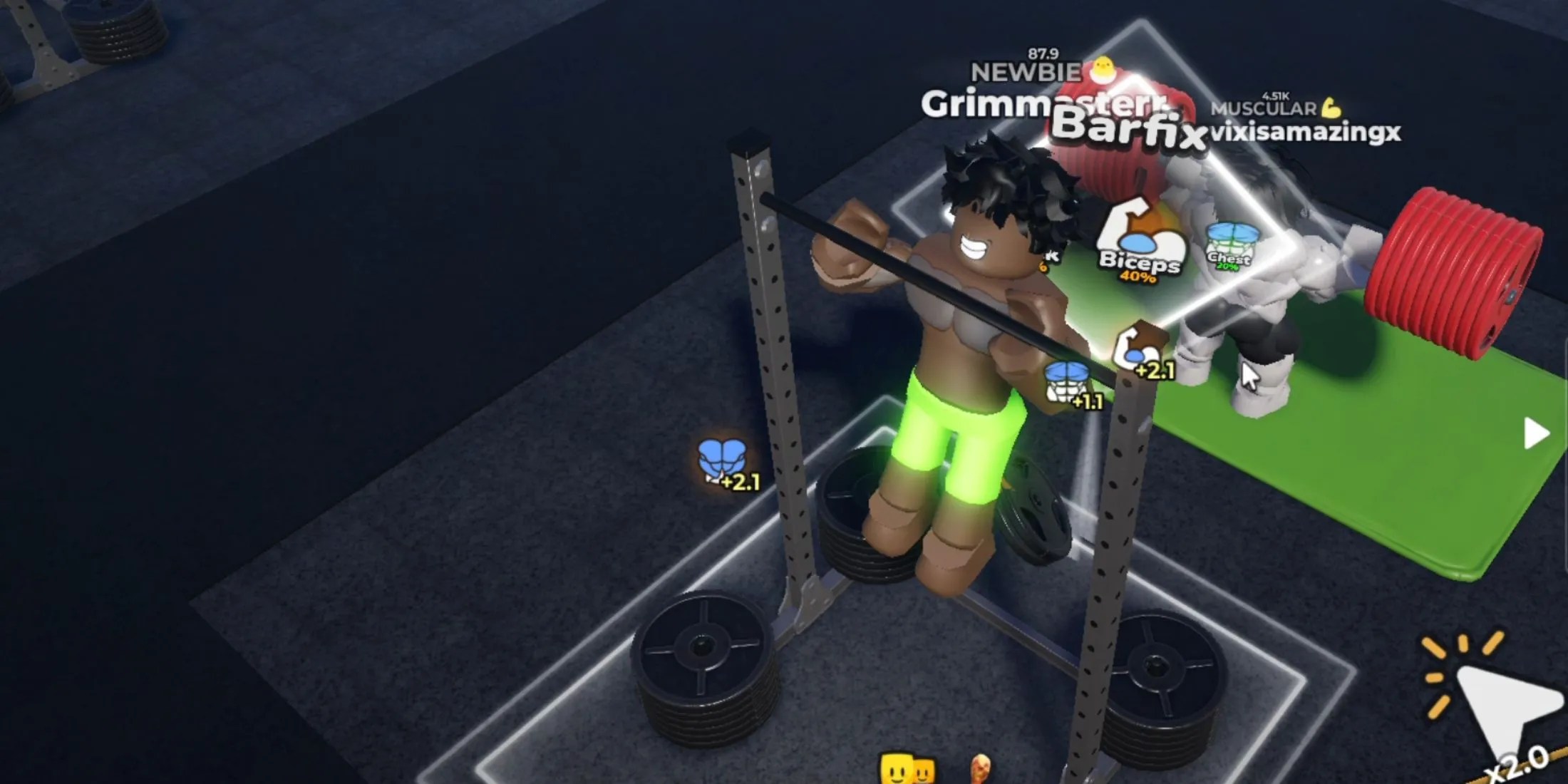 Gym League character