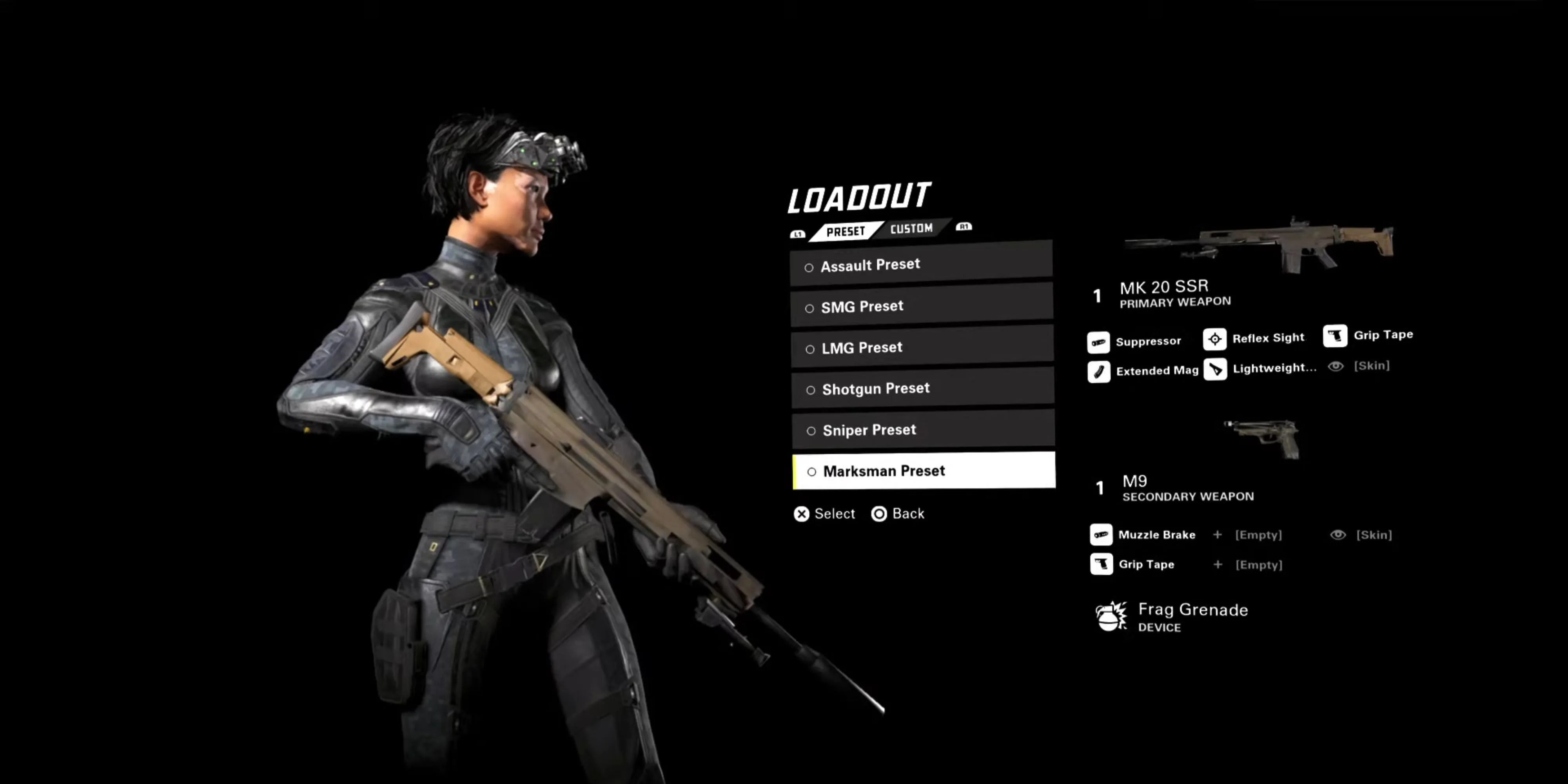 Marksman Preset Loadout in XDefiant