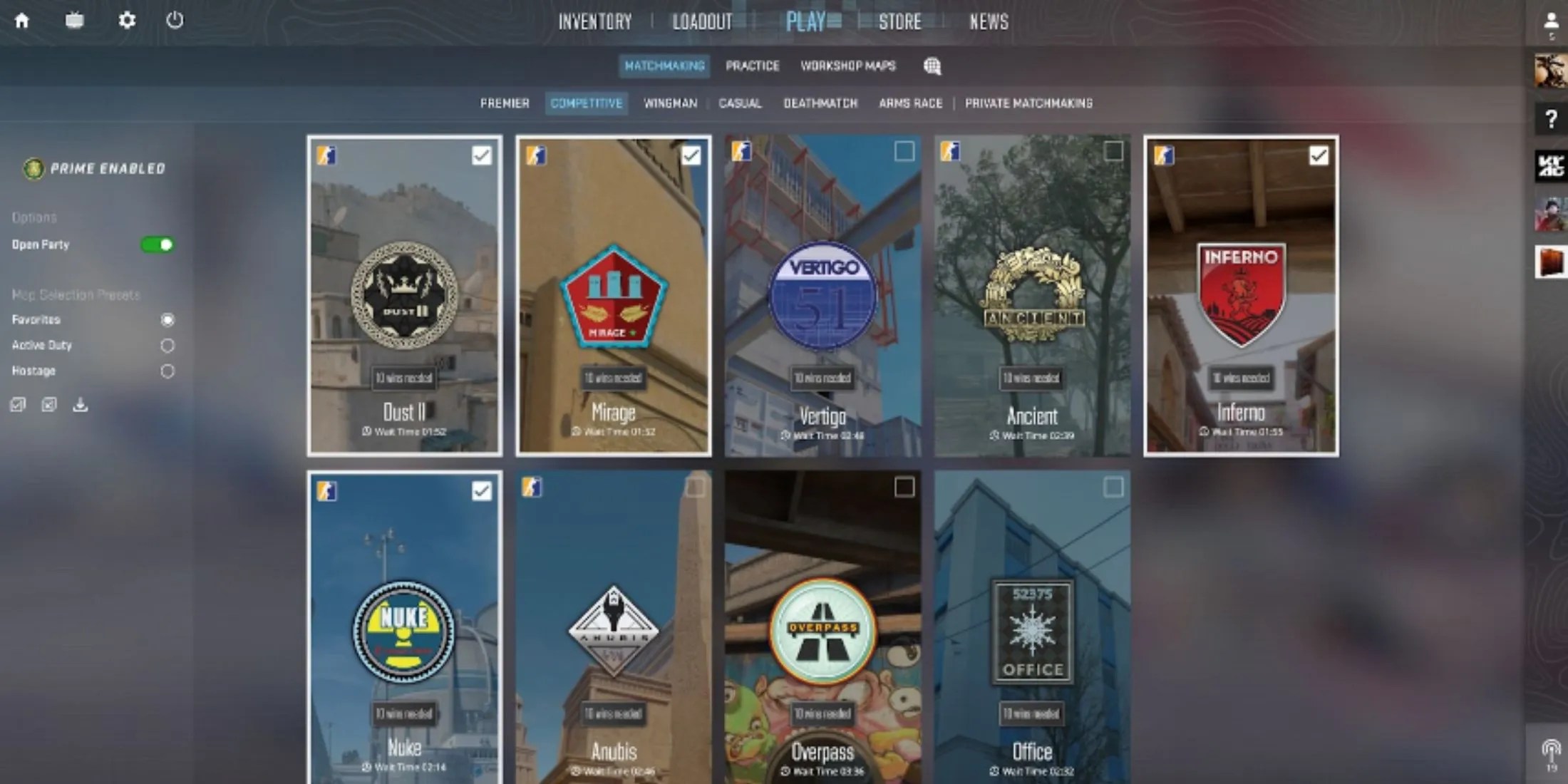 CS2 maps