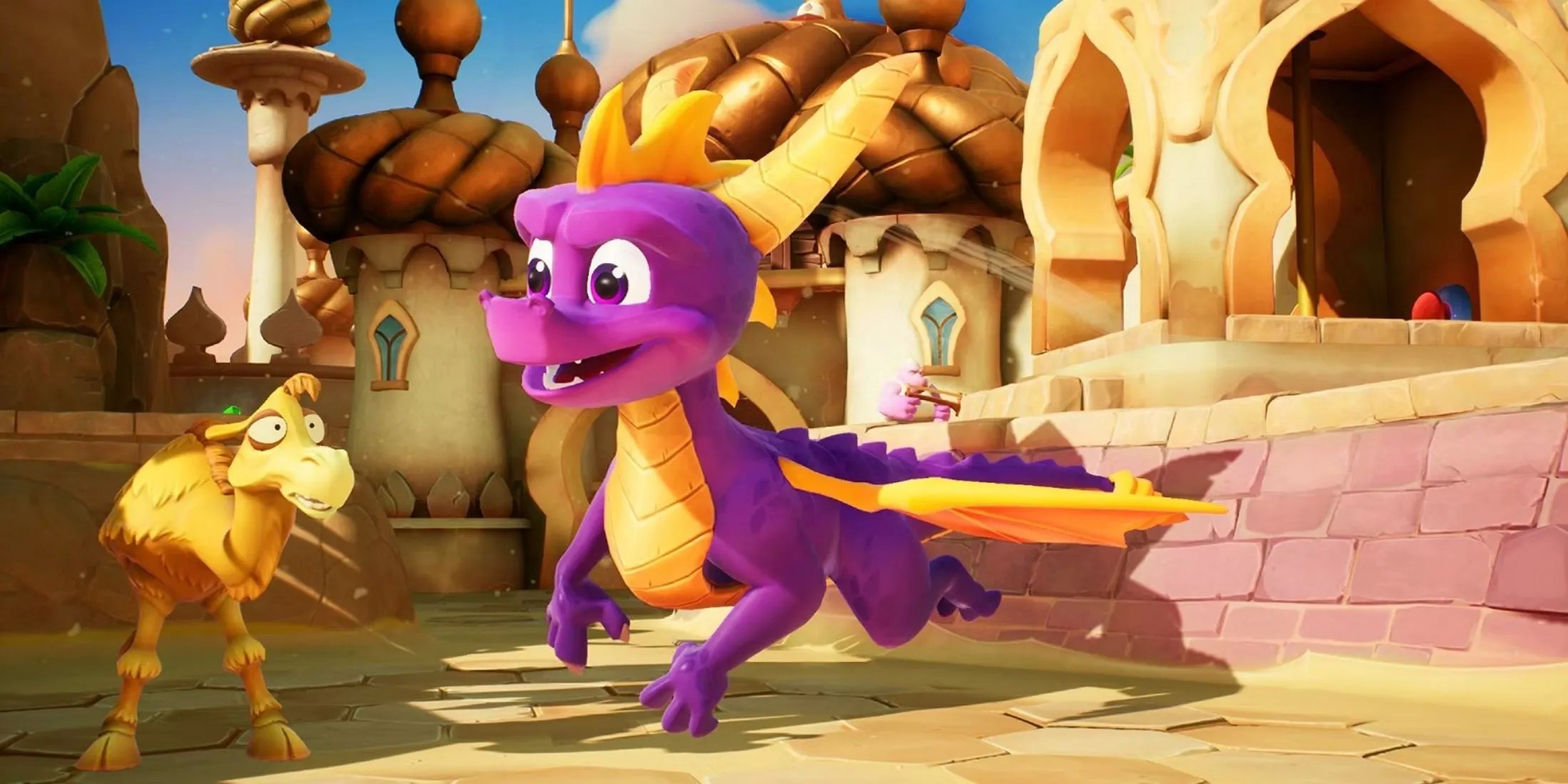 Spyro gliding in Spyro 2: Ripto&rsquo;s Rage