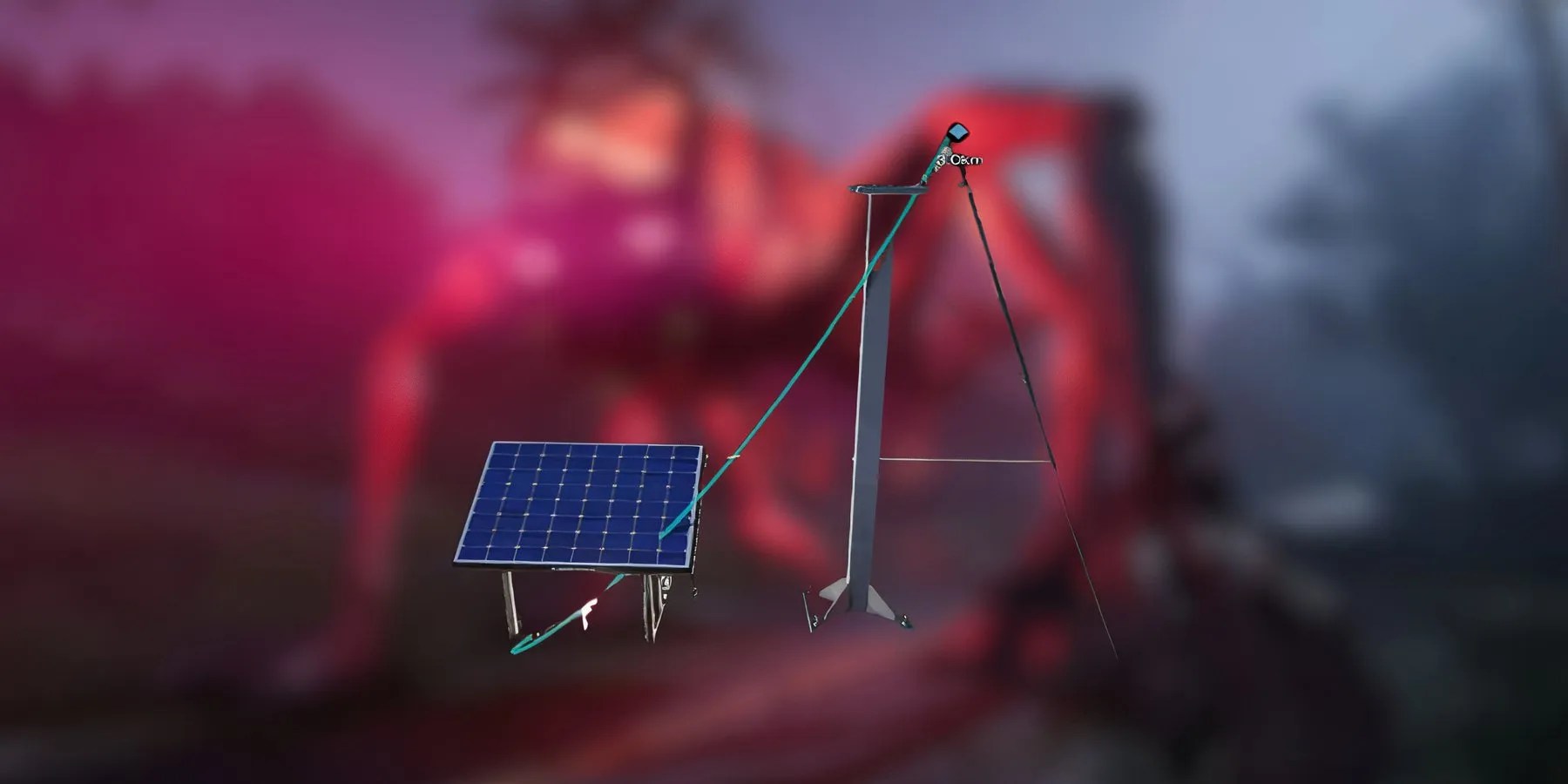 Adding Wire to Solar Generator in Once Human