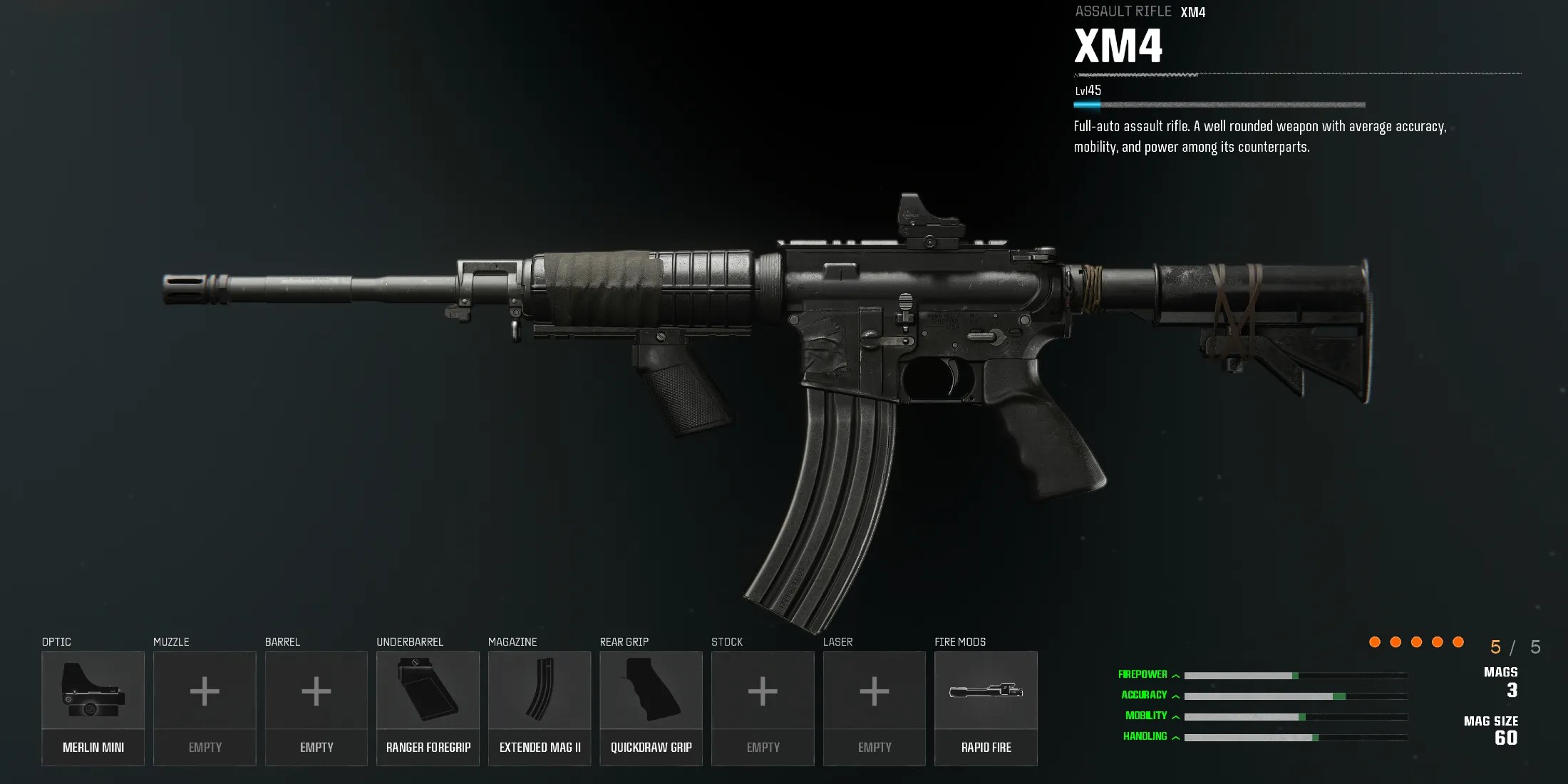 Screenshot showcasing the best XM4 Multiplayer build in Black Ops 6
