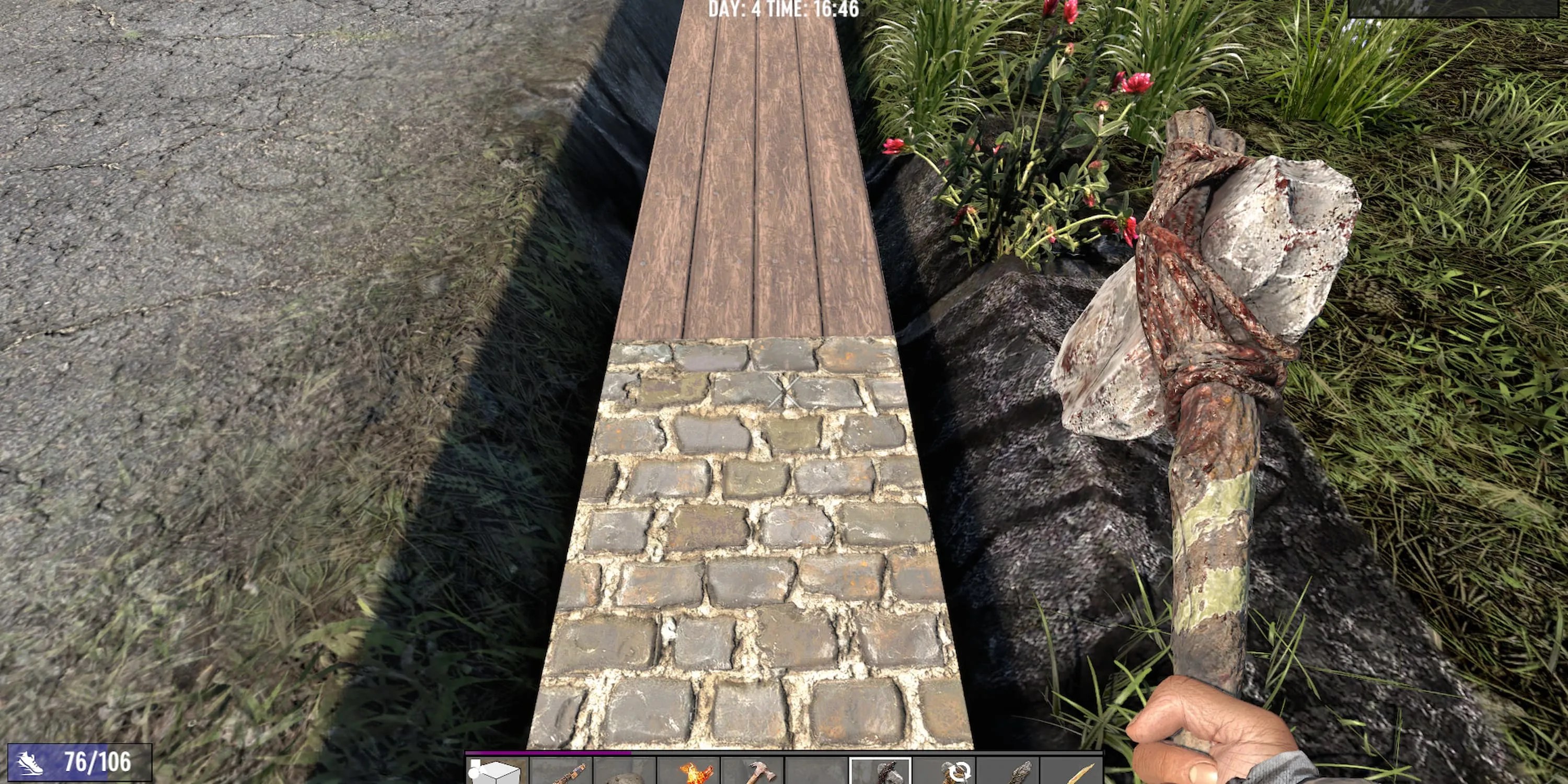 how to upgrade building blocks 7 days to die