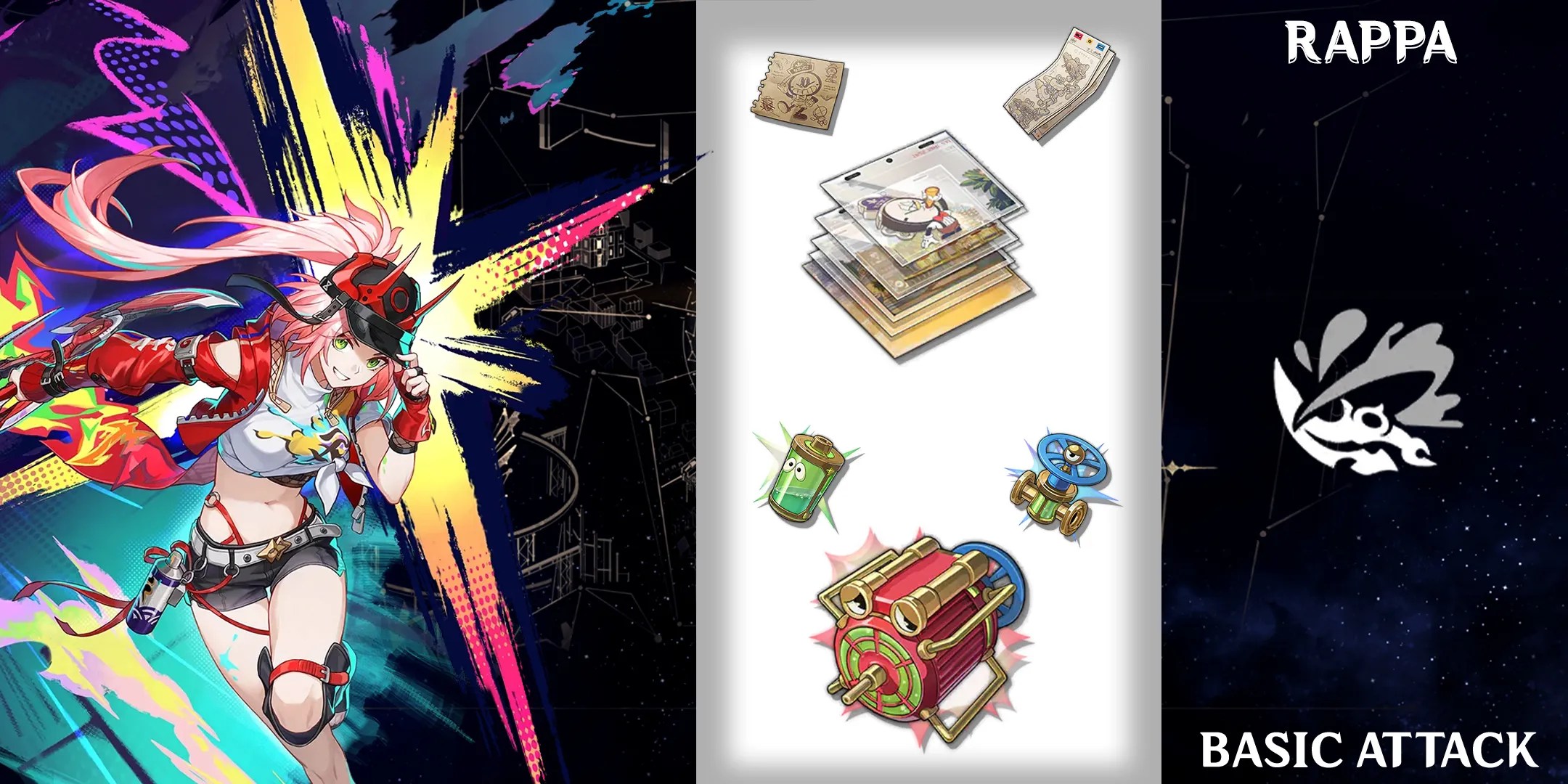 rappa base attack materials in honkai star rail