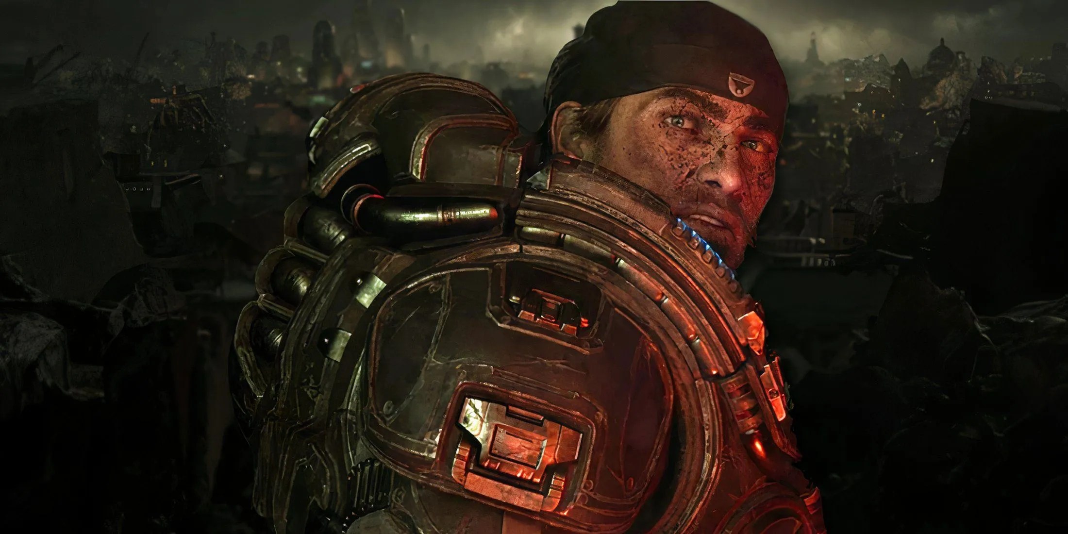 Marcus Fenix in Gears of War