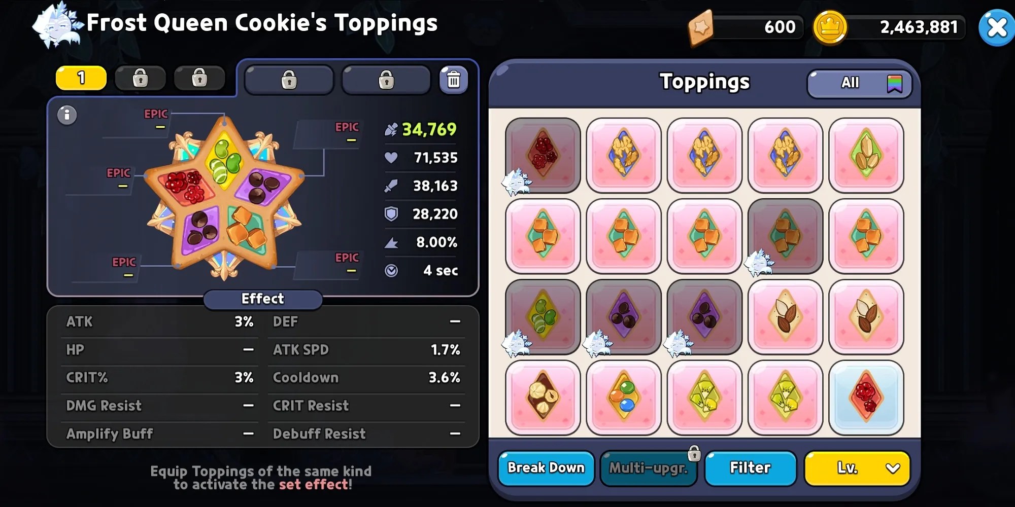 Attack Build Frost Queen - Cookie Run Kingdom