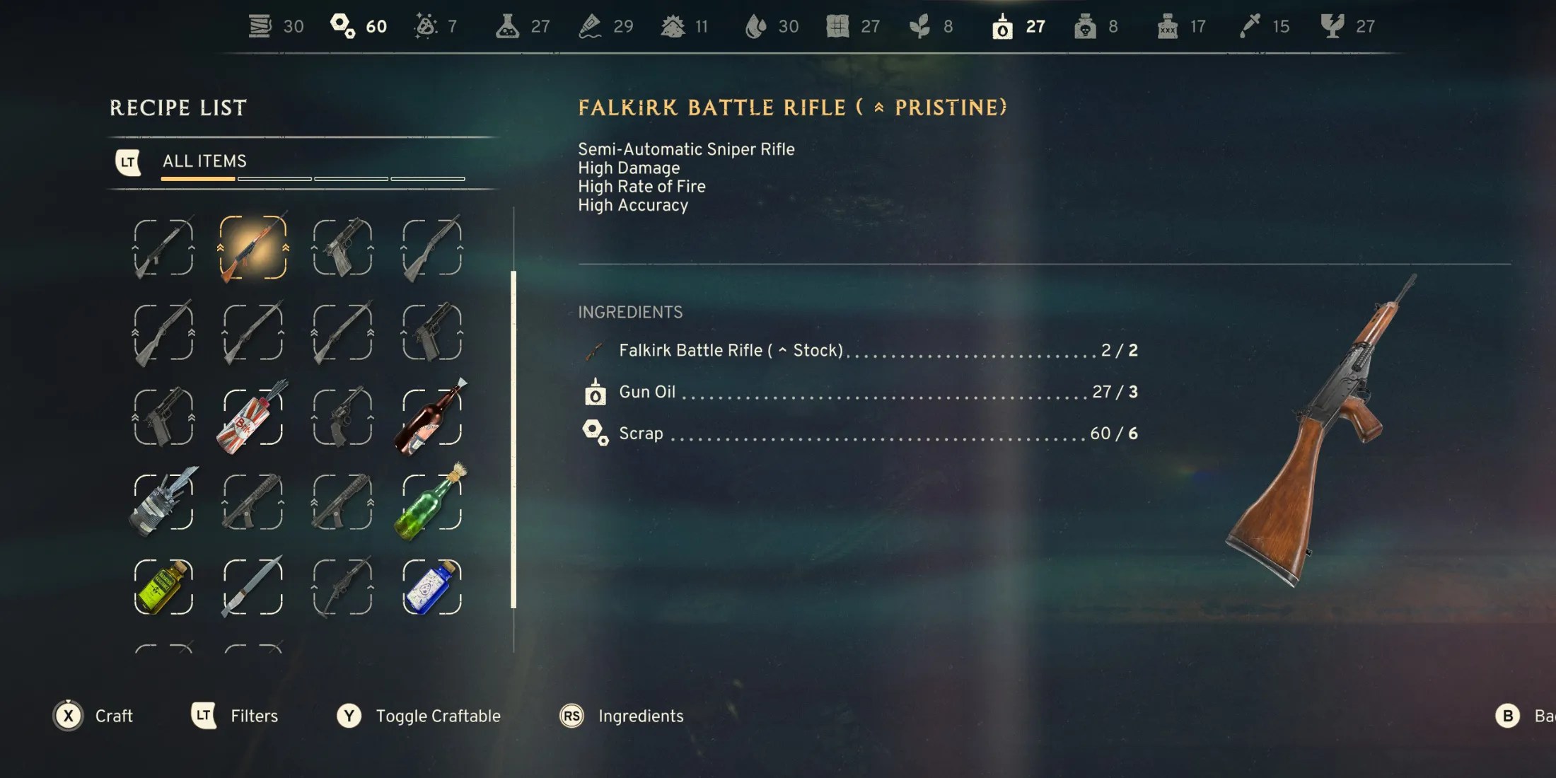 Atomfall How To Upgrade Weapons Weapon Upgrading Guide Pristine Battle Rifle