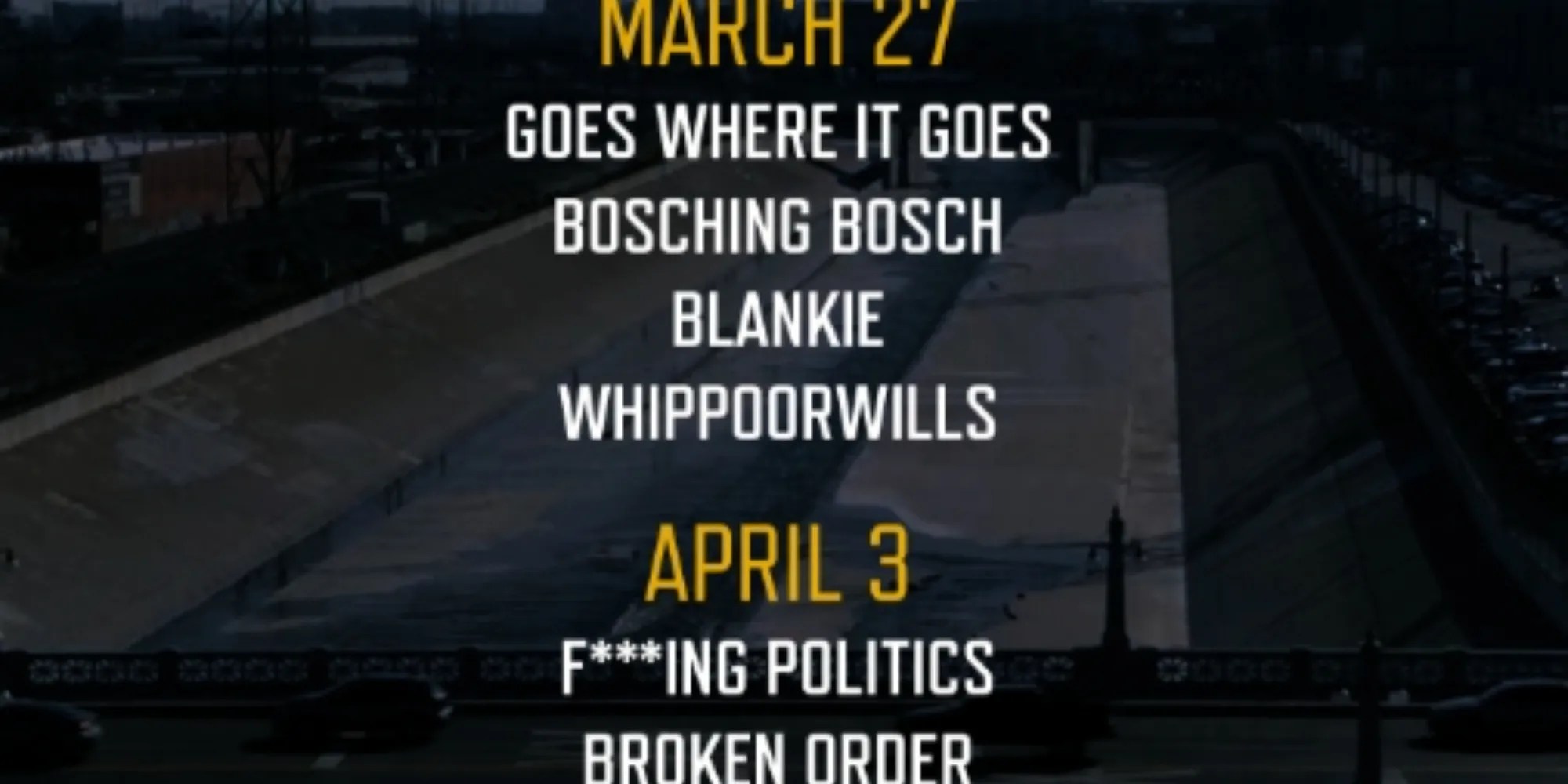 episode titles and release dates