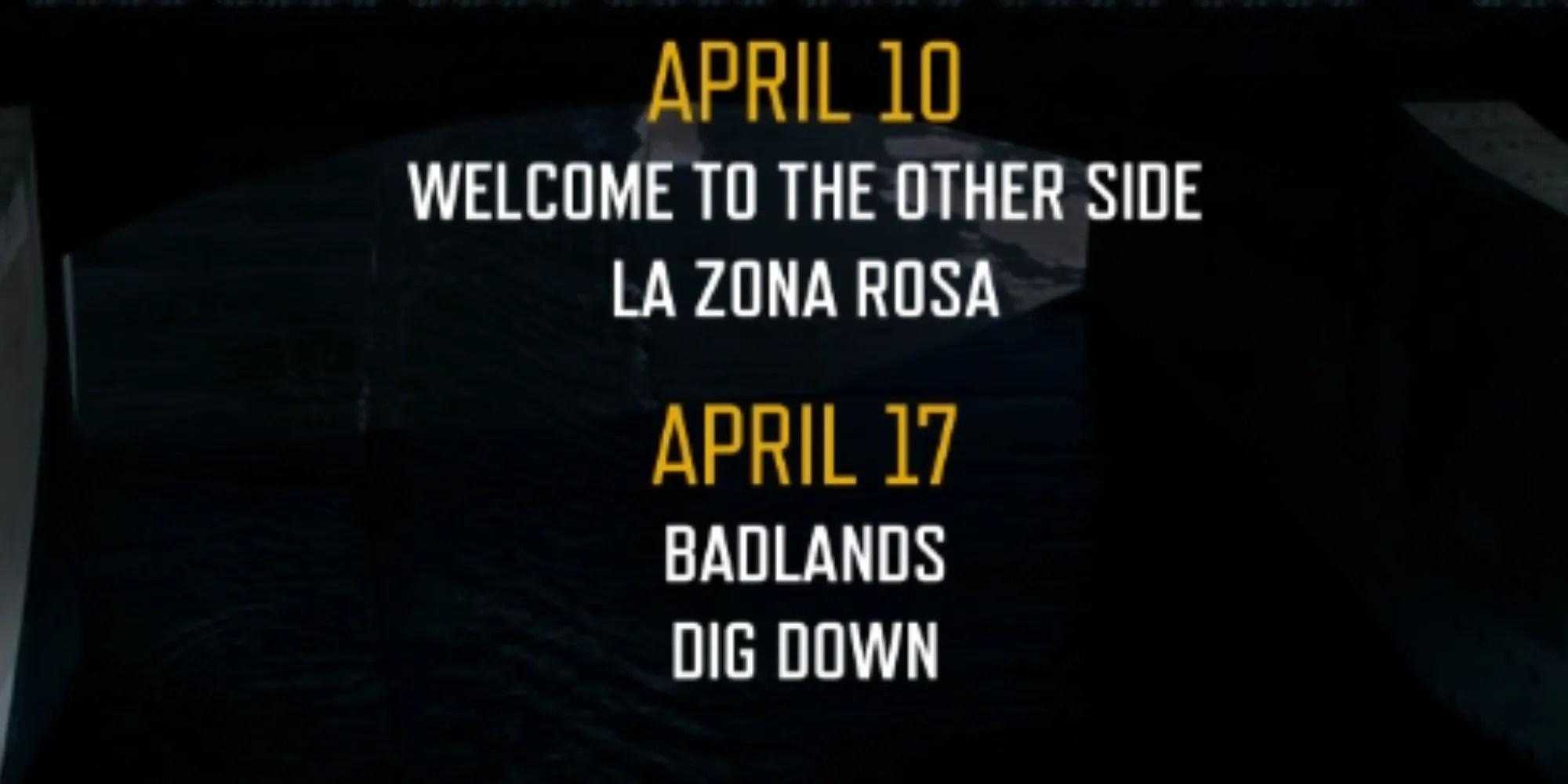 episode titles and release dates