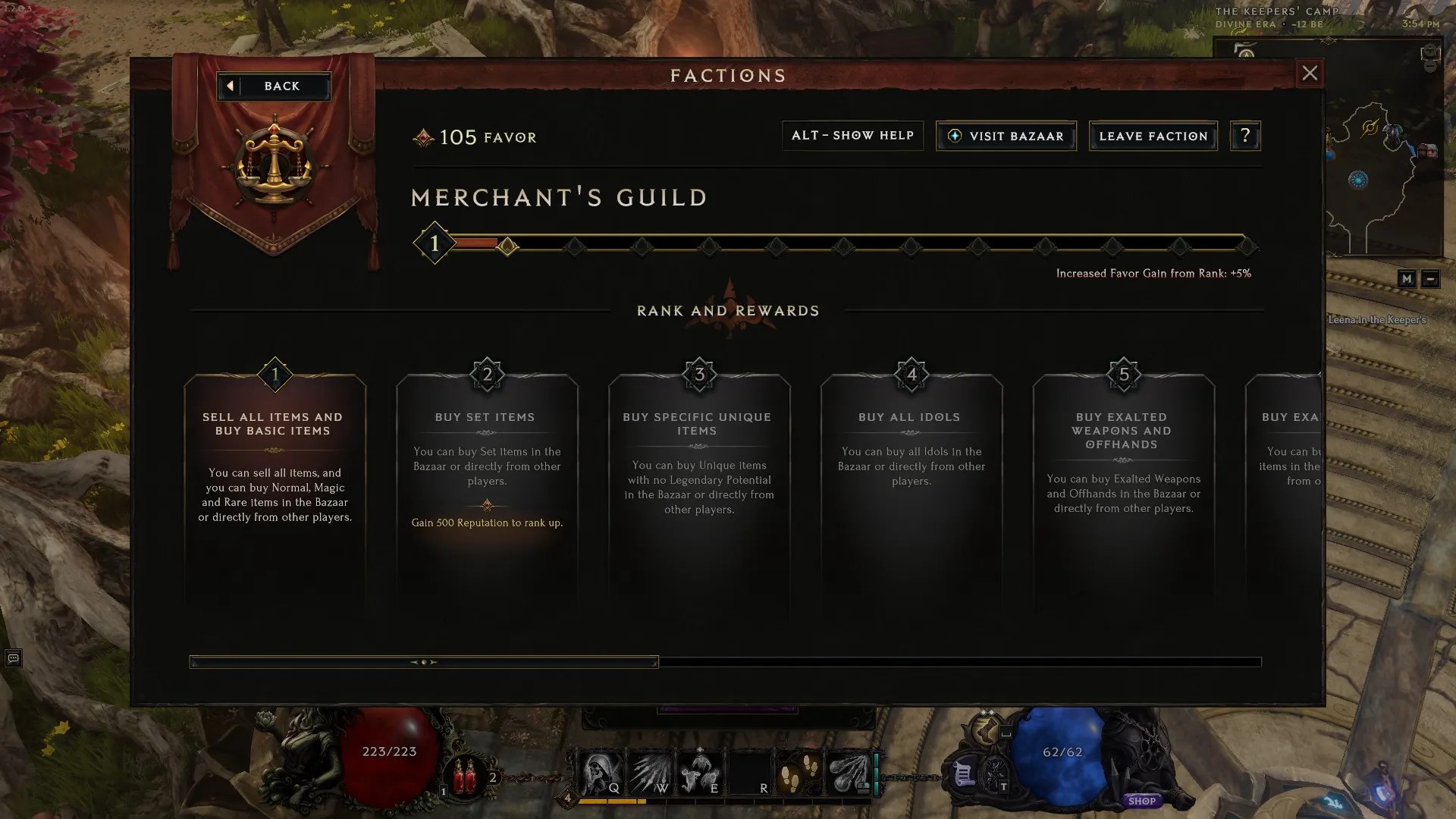 Last Epoch Merchant&rsquo;s Guild benefits
