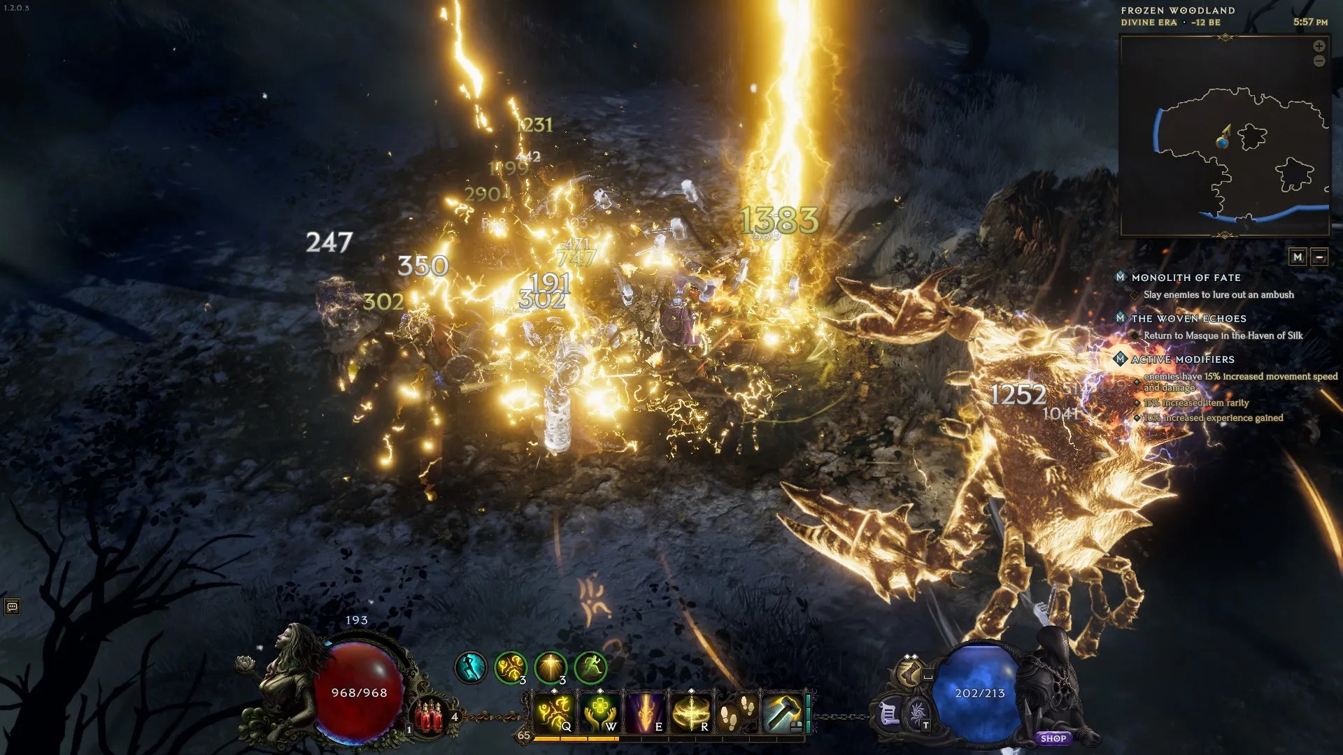 Smite Hammer Throw Lightning Build in Last Epoch