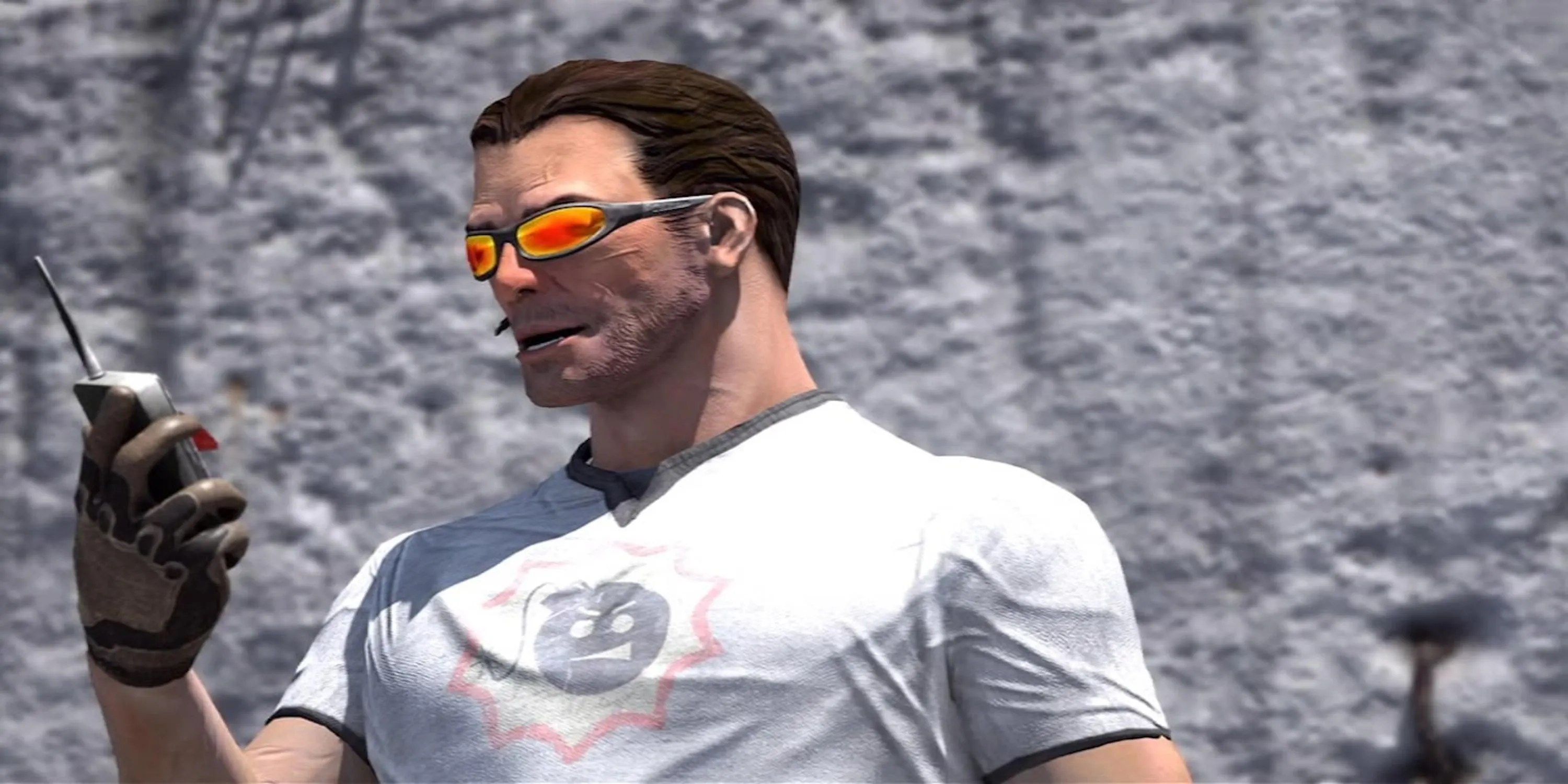 A shot of Samuel Herbert Stone from Serious Sam 3