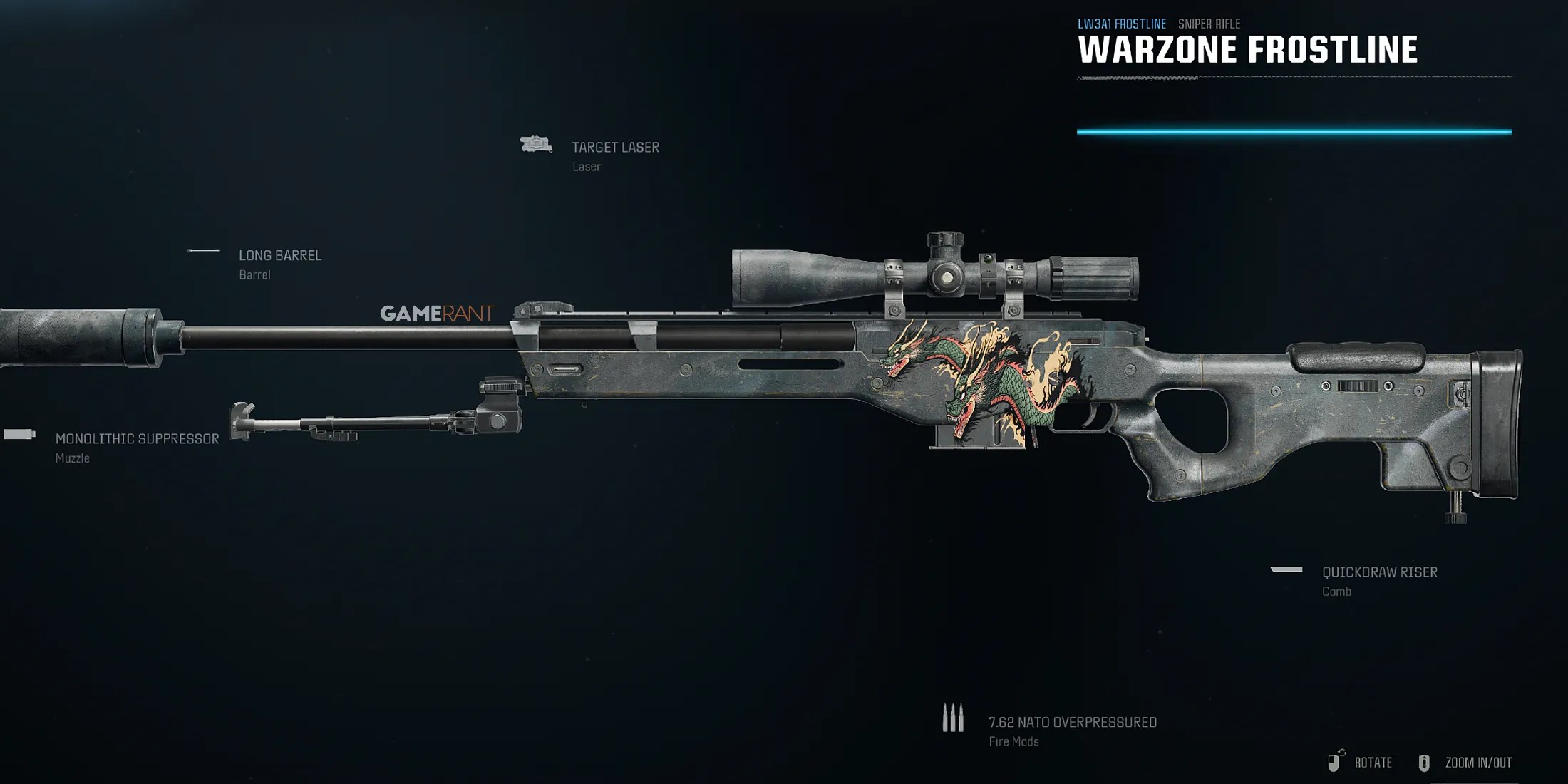 best LW3A1 Frostline Warzone build