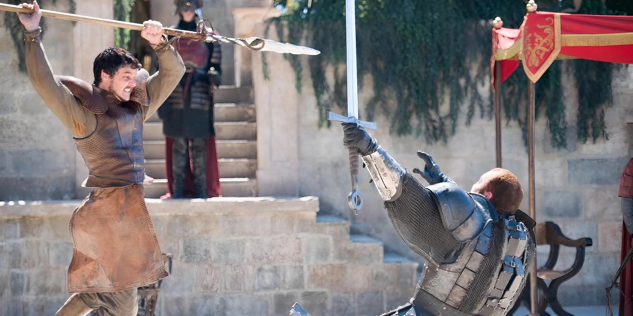Oberyn Martell and the Mountain in Game Of Thrones