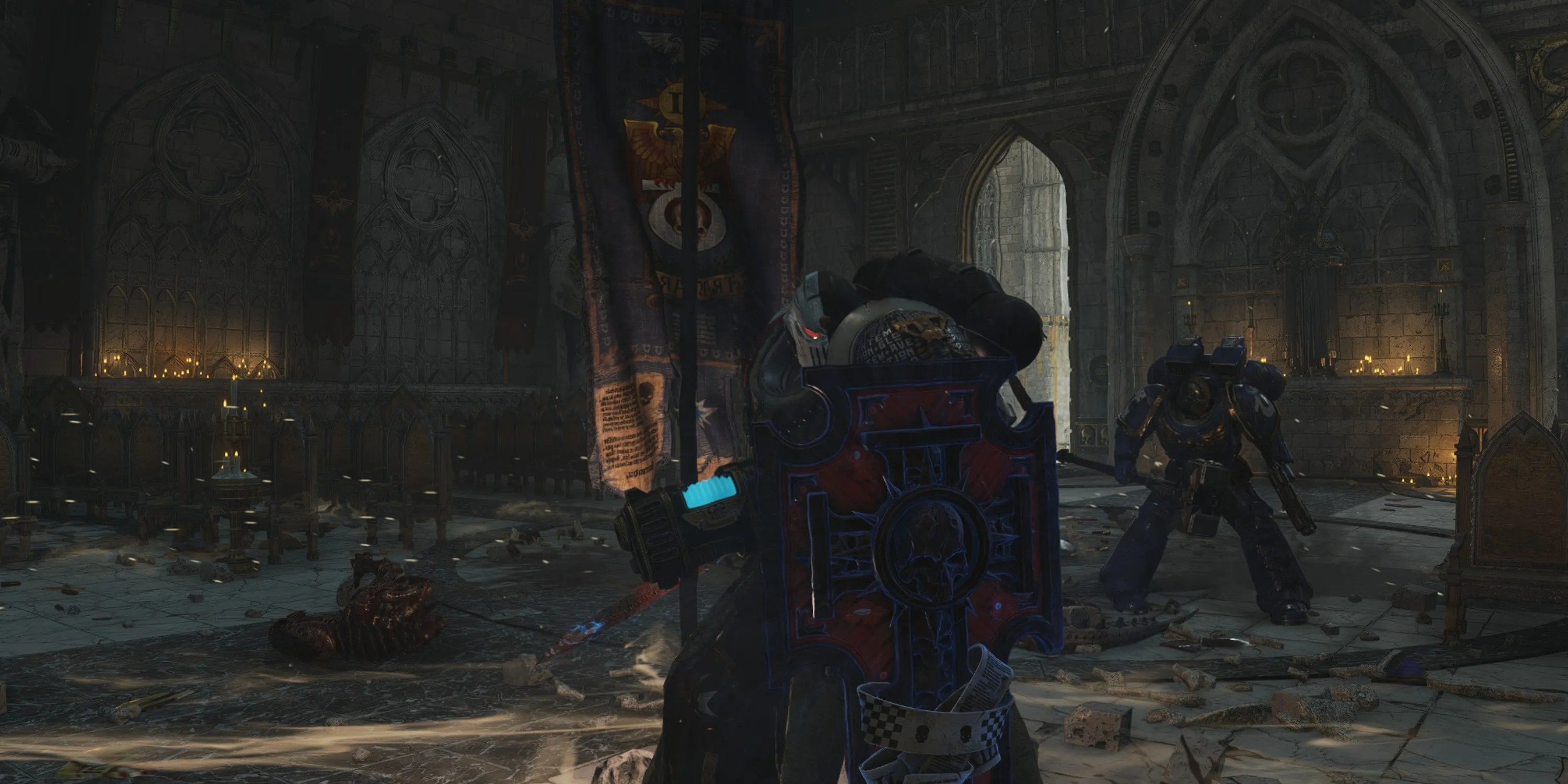 the bulwark using the chapter banner