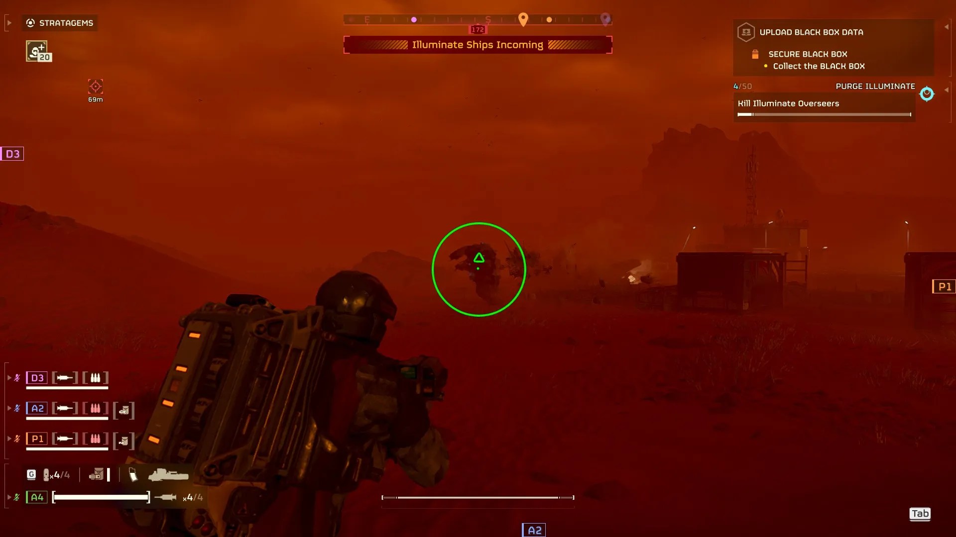 Helldivers WASP Fleshmob lock