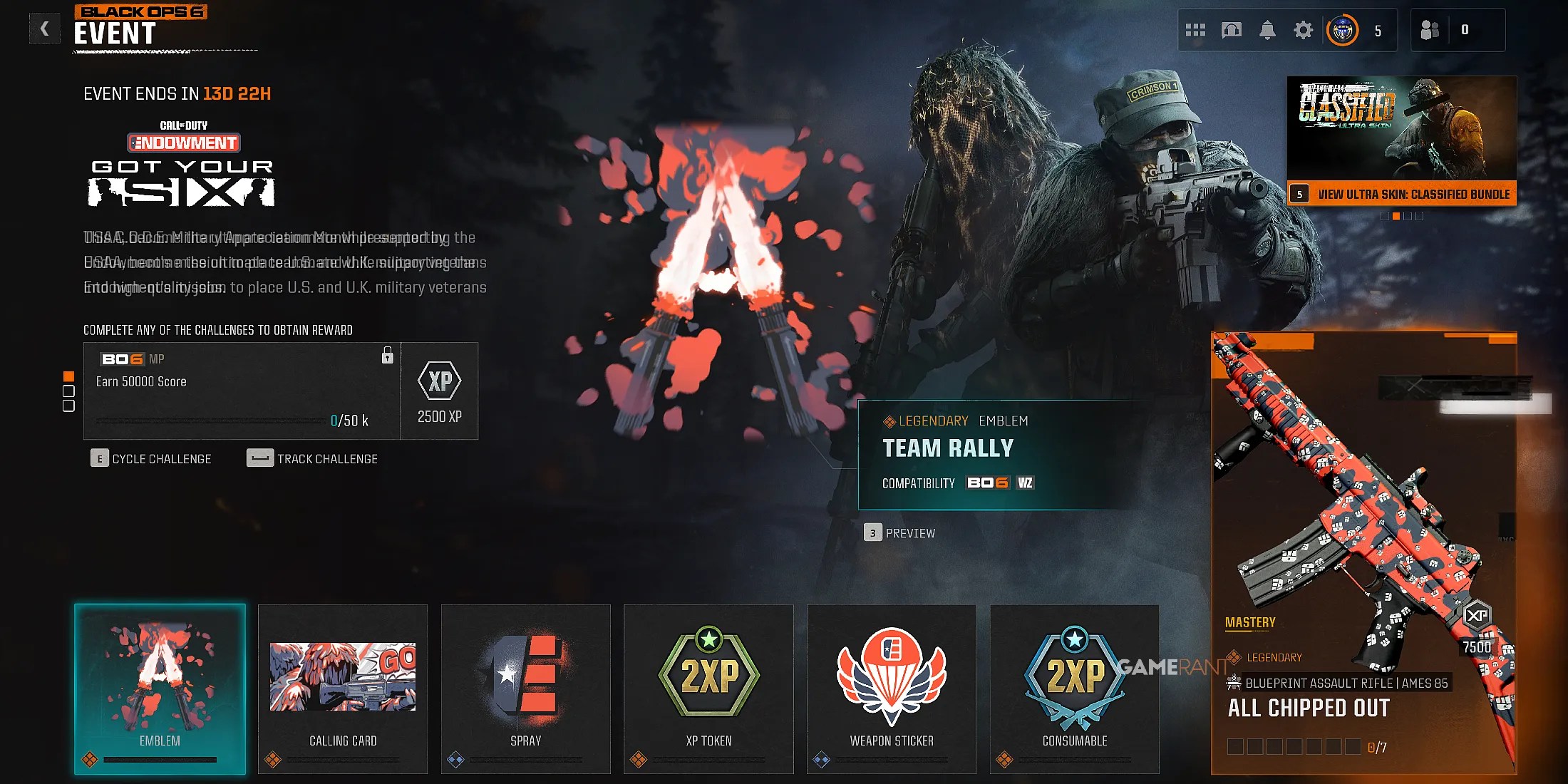 All CODE Got Your Six Event Rewards In Black Ops 6 &amp; Warzone