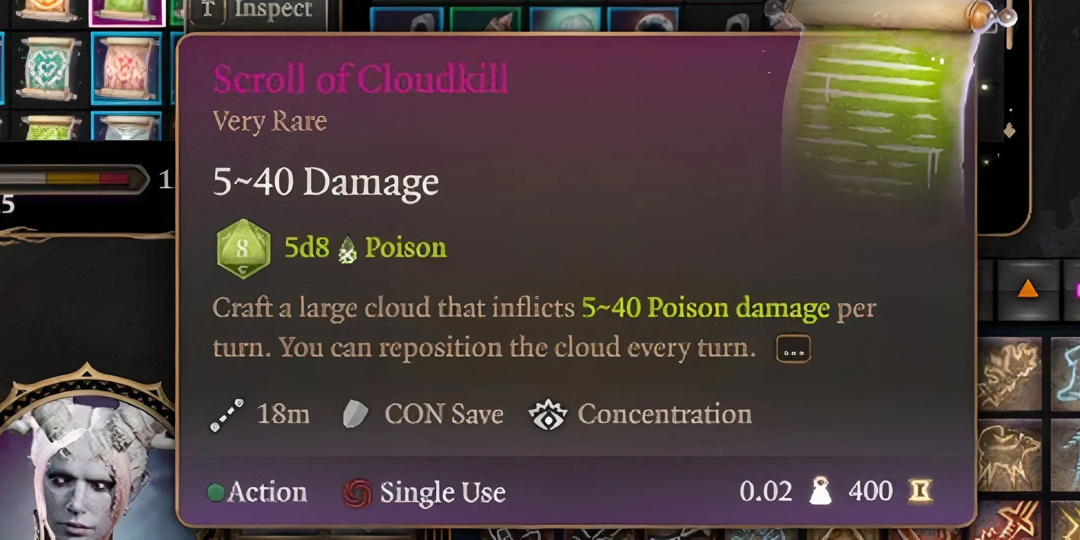 Baldur&rsquo;s Gate 3 Cloudkill