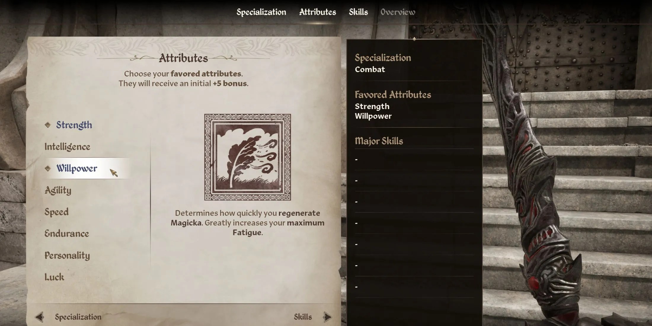 Oblivion Remastered custom class