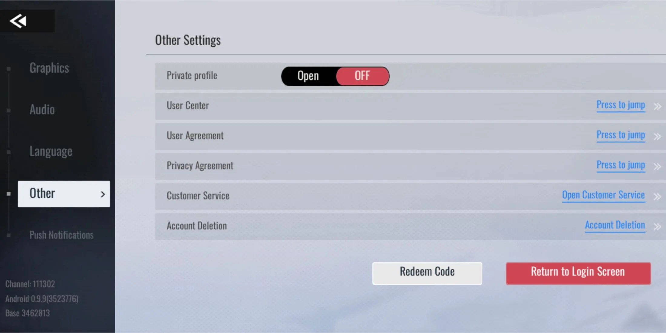 Etheria: Restart the codes tab