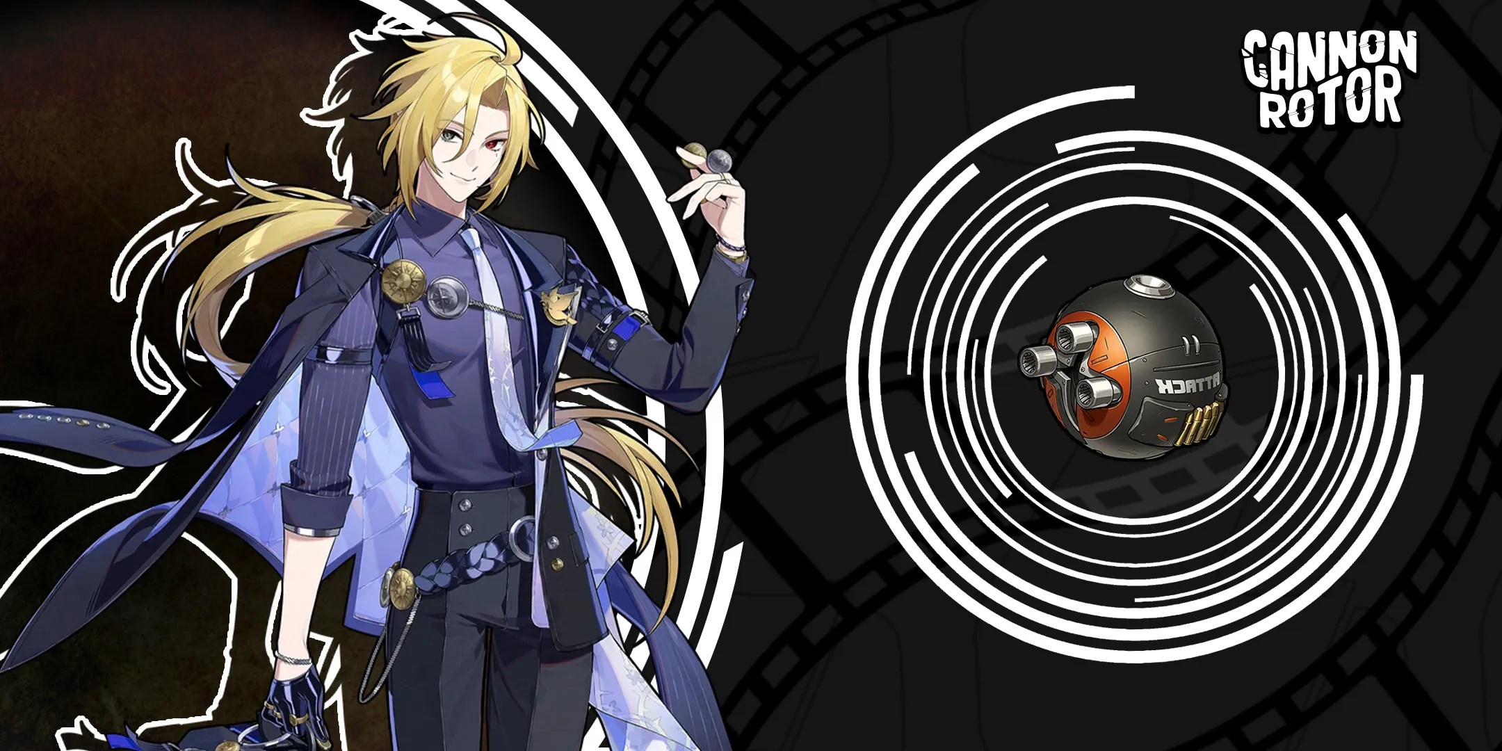 hugo using cannon rotor w-engine in zenless zone zero