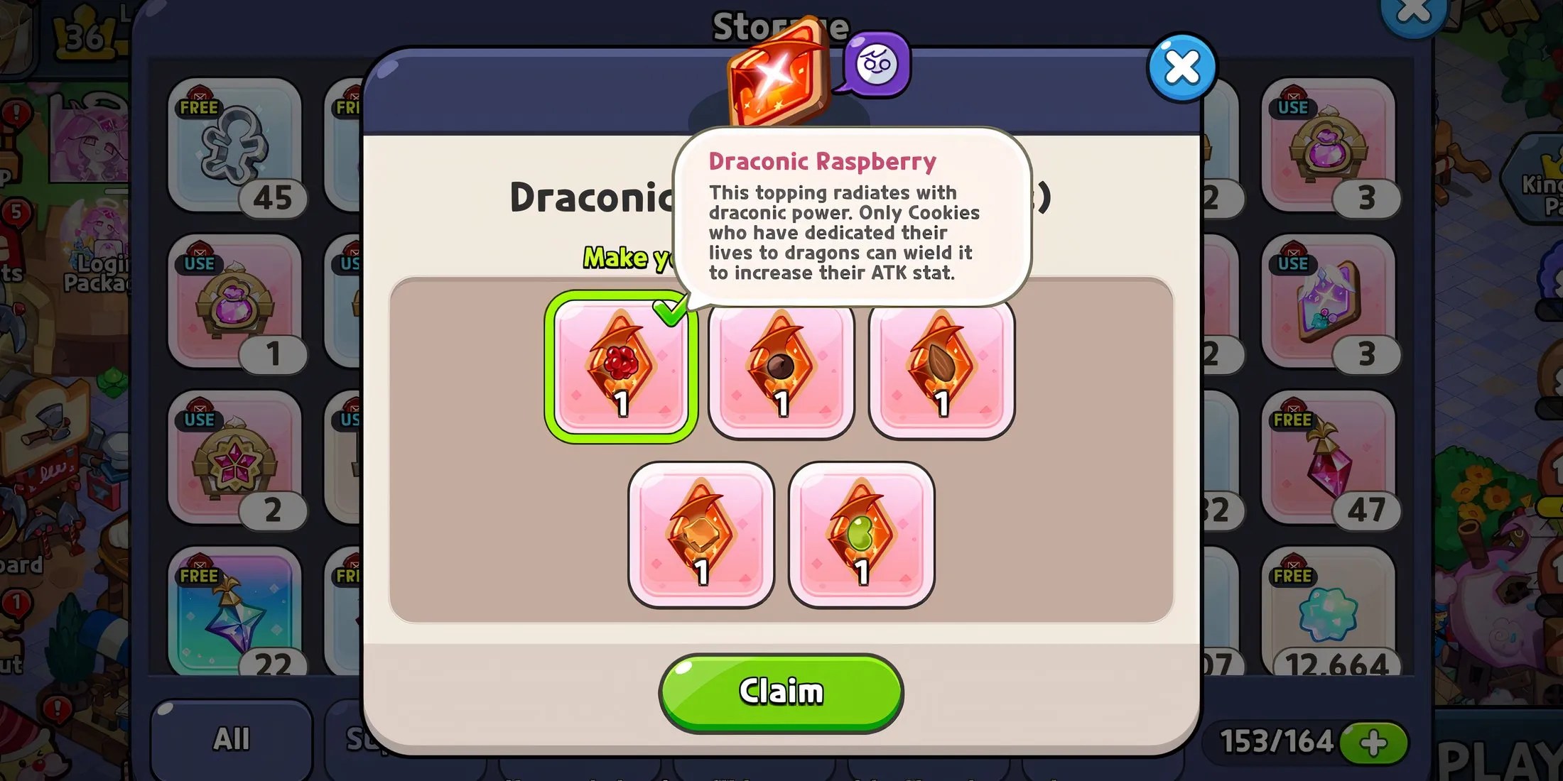 best toppings for pitaya dragon cookie in cookie run kingdom