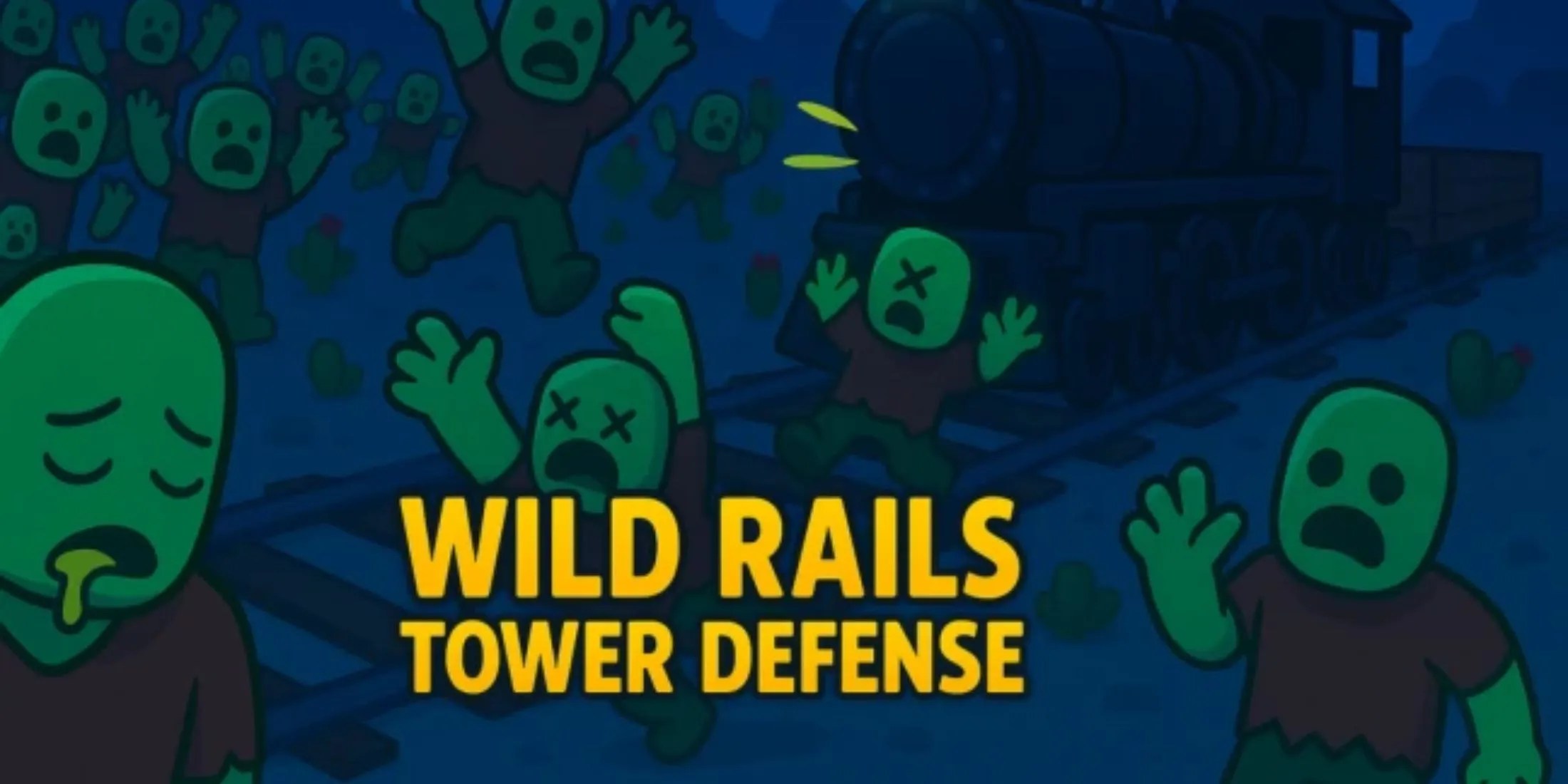 Wild Rails Tower Defense zombies