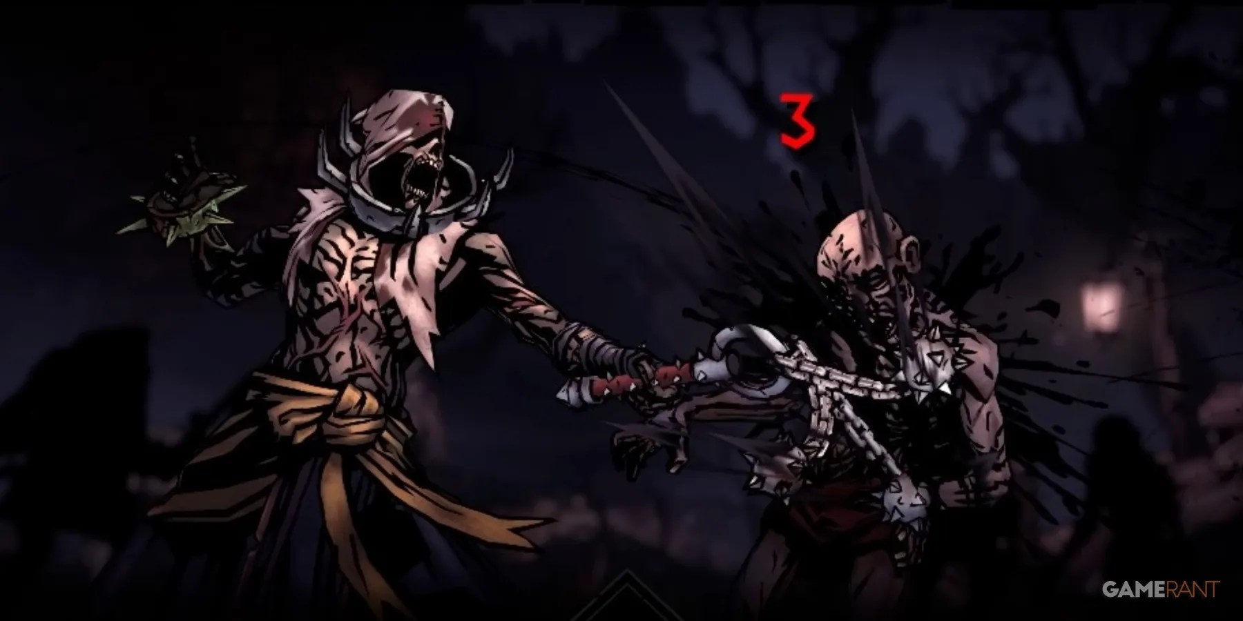 Darkest Dungeon 2 The Flagellant Using Punish