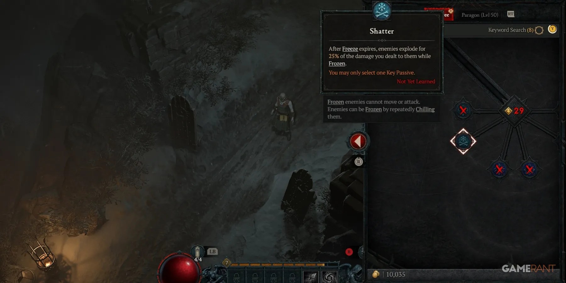 Diablo 4 Shatter Skill Description