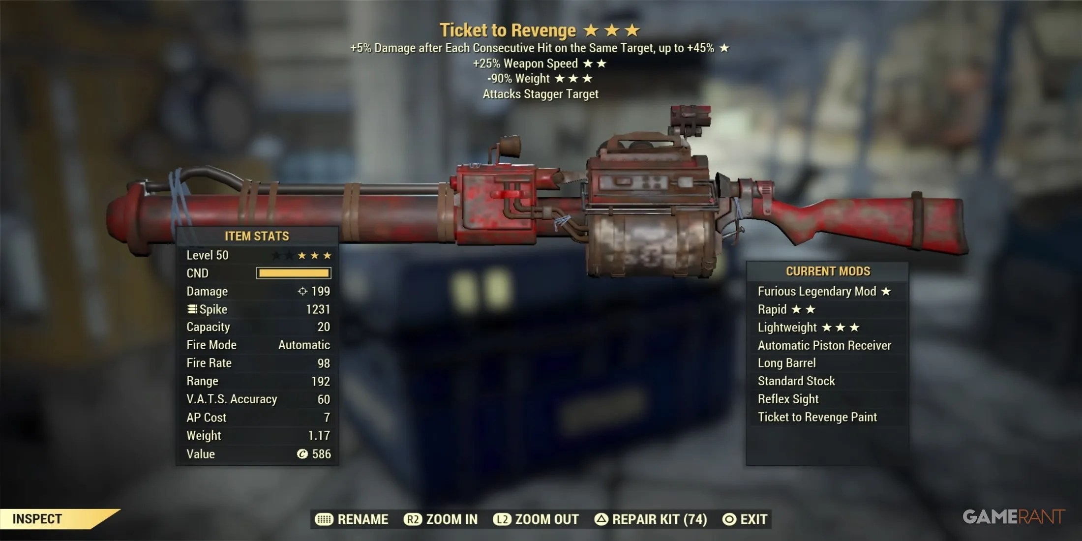 Ticket To Revenge in Fallout 76